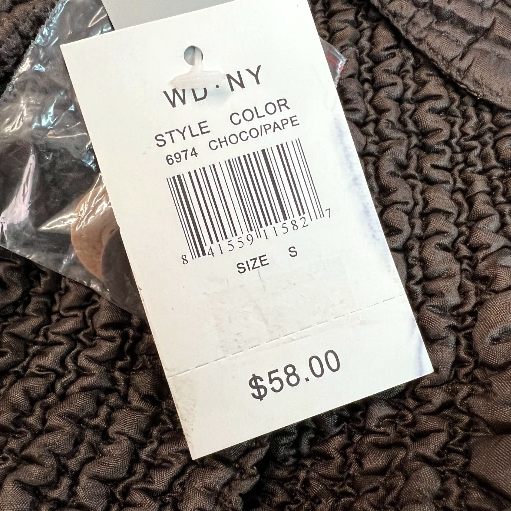 CHOCOOLATE WDNY Jacket Womens Long Sleeves Button Front Chocolate Brown Reversible Size S Size S / US 4 / IT 40 - 6 Thumbnail