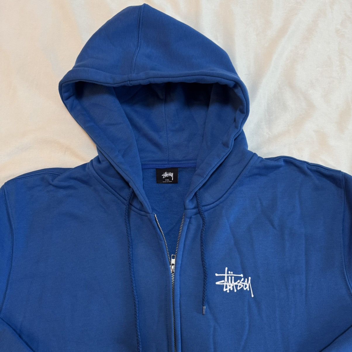 Stussy Stussy Basic Zip Up Hoodie Size US XXL / EU 58 / 5 - 4 Thumbnail