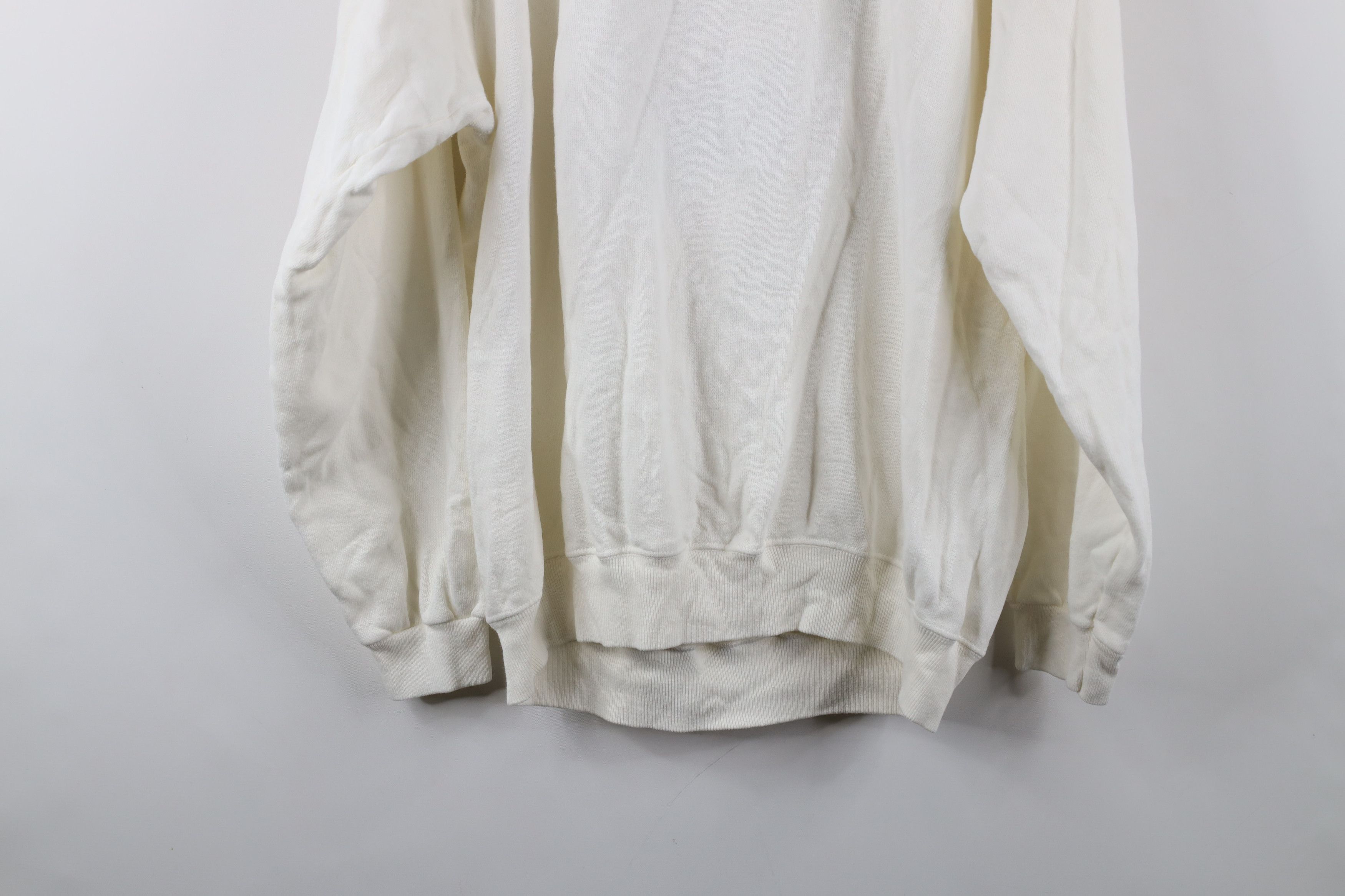 Vintage Vintage 80s Streetwear Computers Nerd Sweatshirt White Size US L / EU 52-54 / 3 - 12 Thumbnail