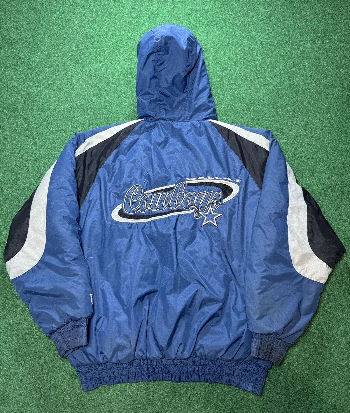 Logo 7 × Starter × Vintage Vintage 90s Dallas Cowboys STARTER Logo 7 NFL Puffer Jacket Size US L / EU 52-54 / 3 - 3 Thumbnail