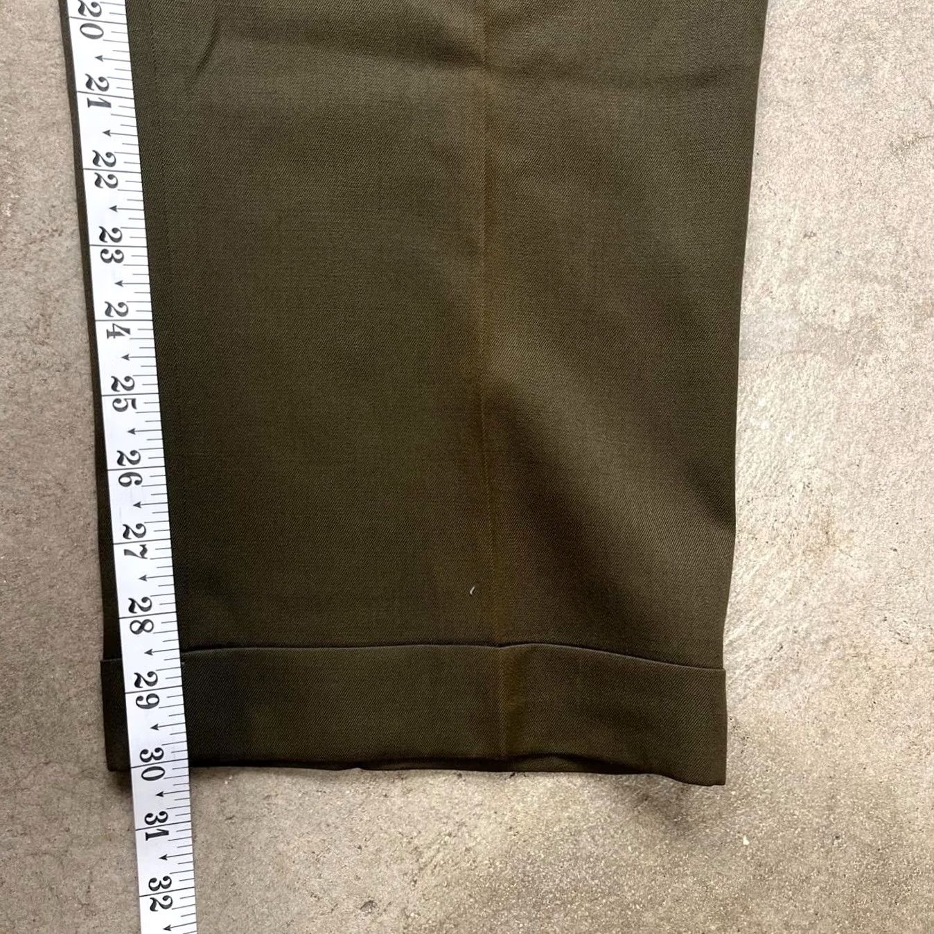 Ralph Lauren Ralph Lauren Wool Pleated Trousers green 34x30 Dress Pants Men Reg Size 34 Inseam 30 Green Wool Men Size US 34 / EU 50 - 4 Thumbnail