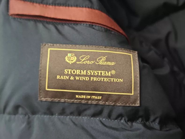 Loro Piana LORO PIANA Fur-lined cashmere down jacket with hood Size US L / EU 52-54 / 3 - 6 Thumbnail
