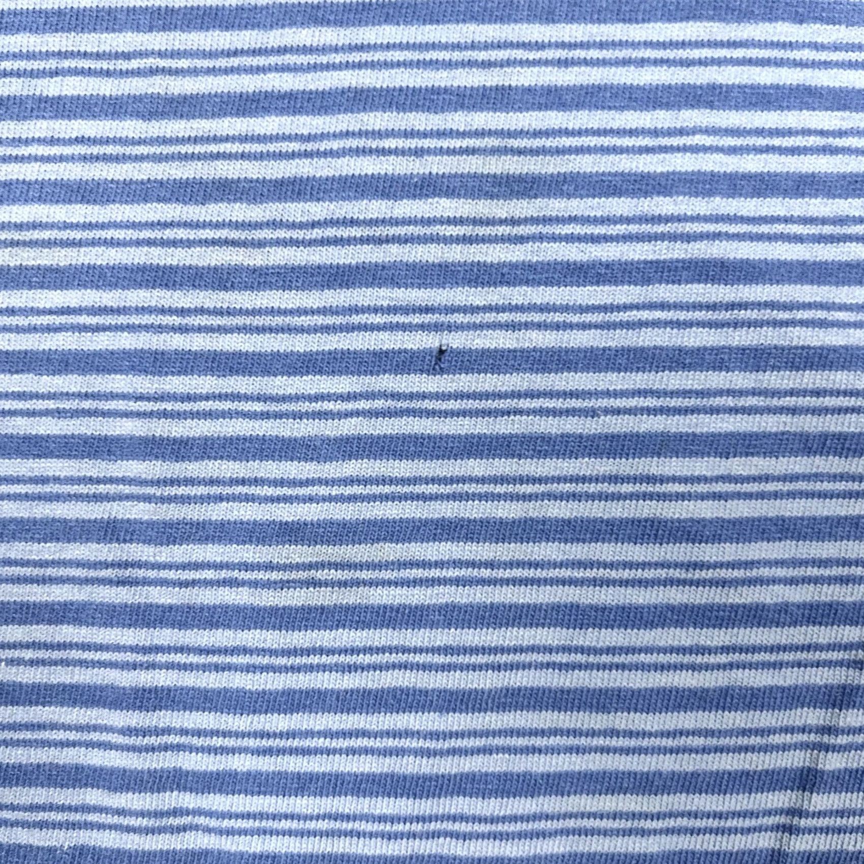 Vintage VINTAGE Cotton Deluxe Striped T-Shirt Adult XL Blue 100% Cotton Regular Unisex 90s Grunge Hipster Size US XL / EU 56 / 4 - 7 Thumbnail