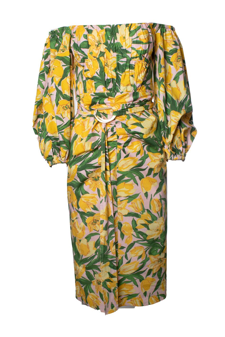 Carolina Herrera Carolina Herrera, floral belted midi dress Size S / US 4 / IT 40 - 1 Thumbnail