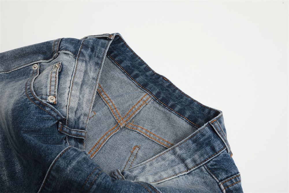 Japanese Brand × Jean American washed street loose gradient flared jeans Size US 32 / EU 48 - 4 Thumbnail