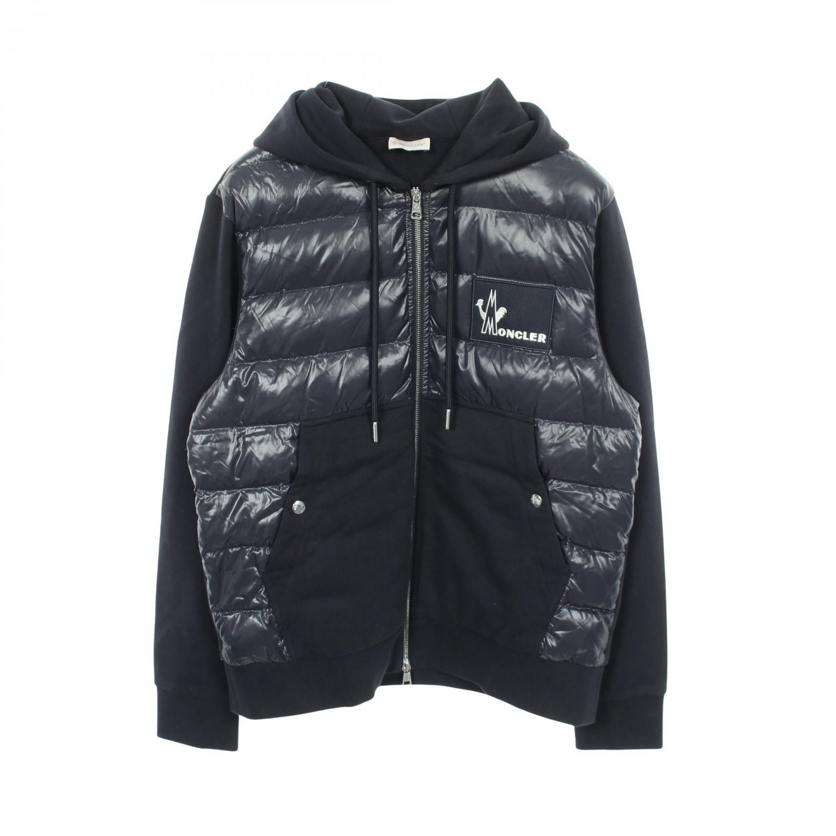 Moncler Moncler Moncler Hooded Panel Down Jacket Textile Outerwear 8428000 DUTY FREE for USA Size ONE SIZE - 1 Thumbnail