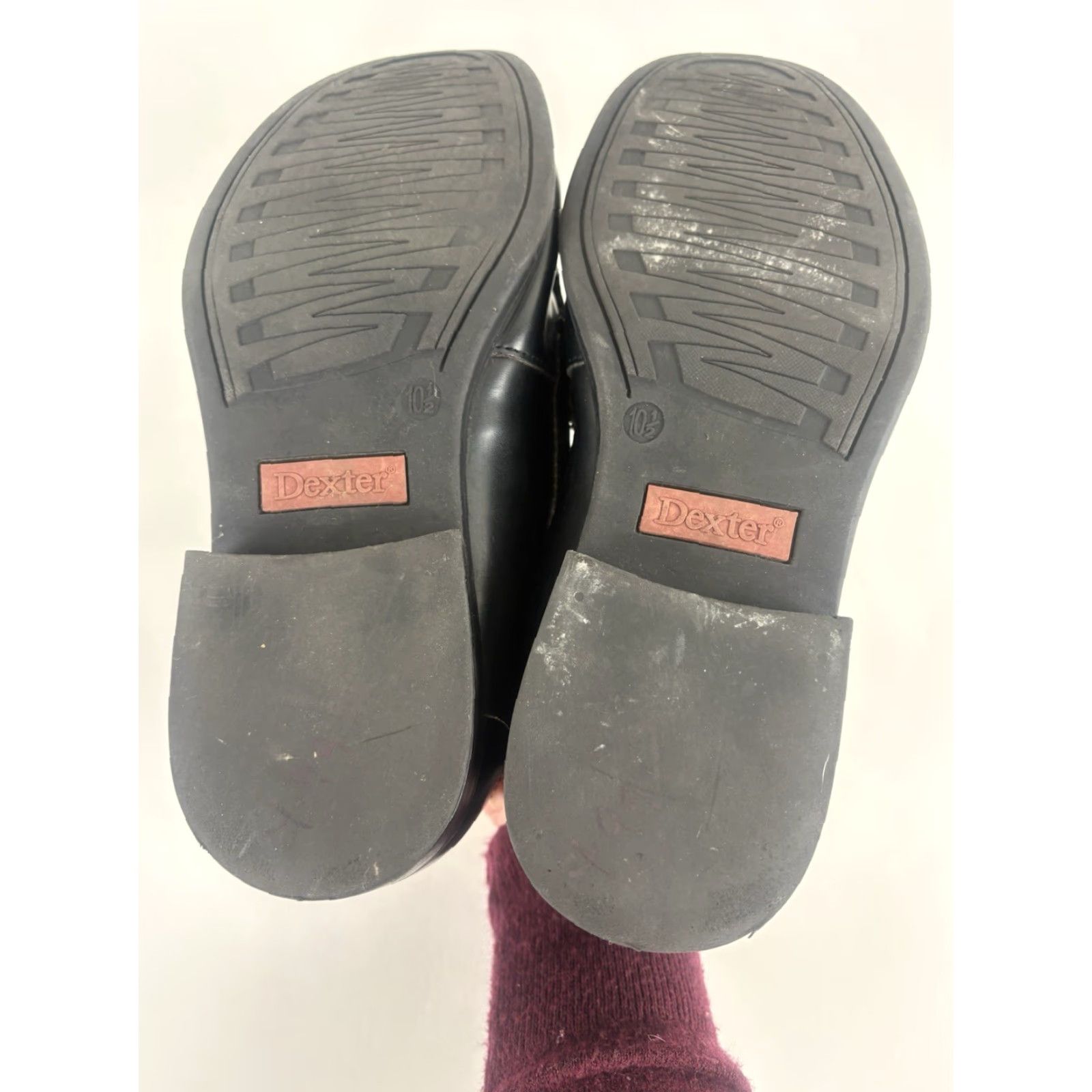 Vintage Dexter Comfort Memory Foam Penny Loafers Derby Dress Men’s 10.5 Black Leather Faux Memory Foam Breathable Cushioned Lightweight Slip On Round Toe Size US 11 / EU 44 - 7 Thumbnail