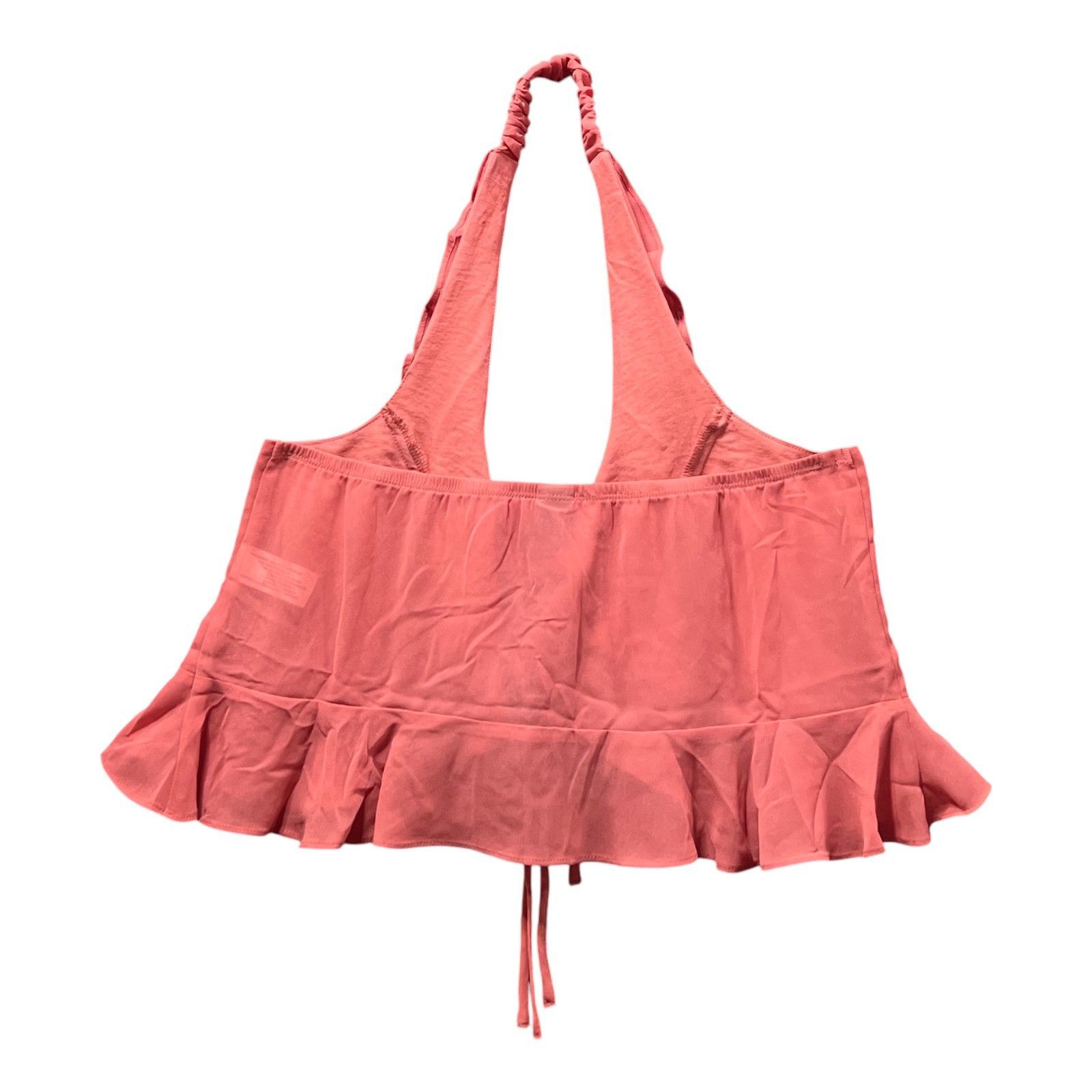 Other Wild Fable - Women's Ruffle Chiffon Flyaway Halter Top - Sal Size M / US 6-8 / IT 42-44 - 4 Thumbnail