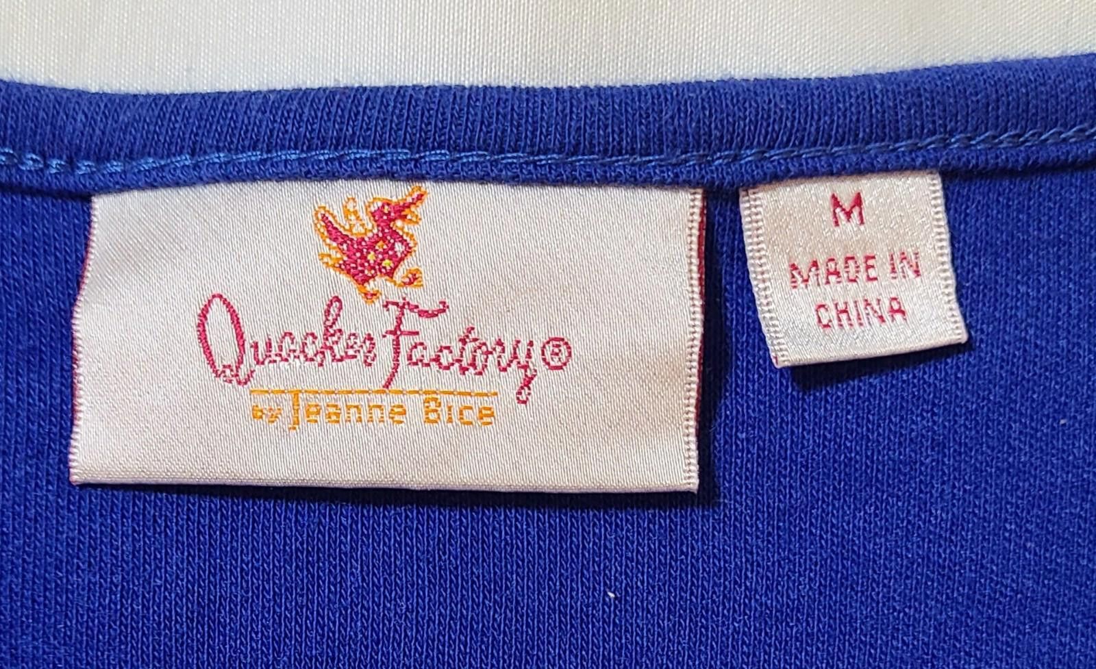 Designer Quacker Factory Shirt Womens Size Medium Bedazzled Size M / US 6-8 / IT 42-44 - 4 Thumbnail