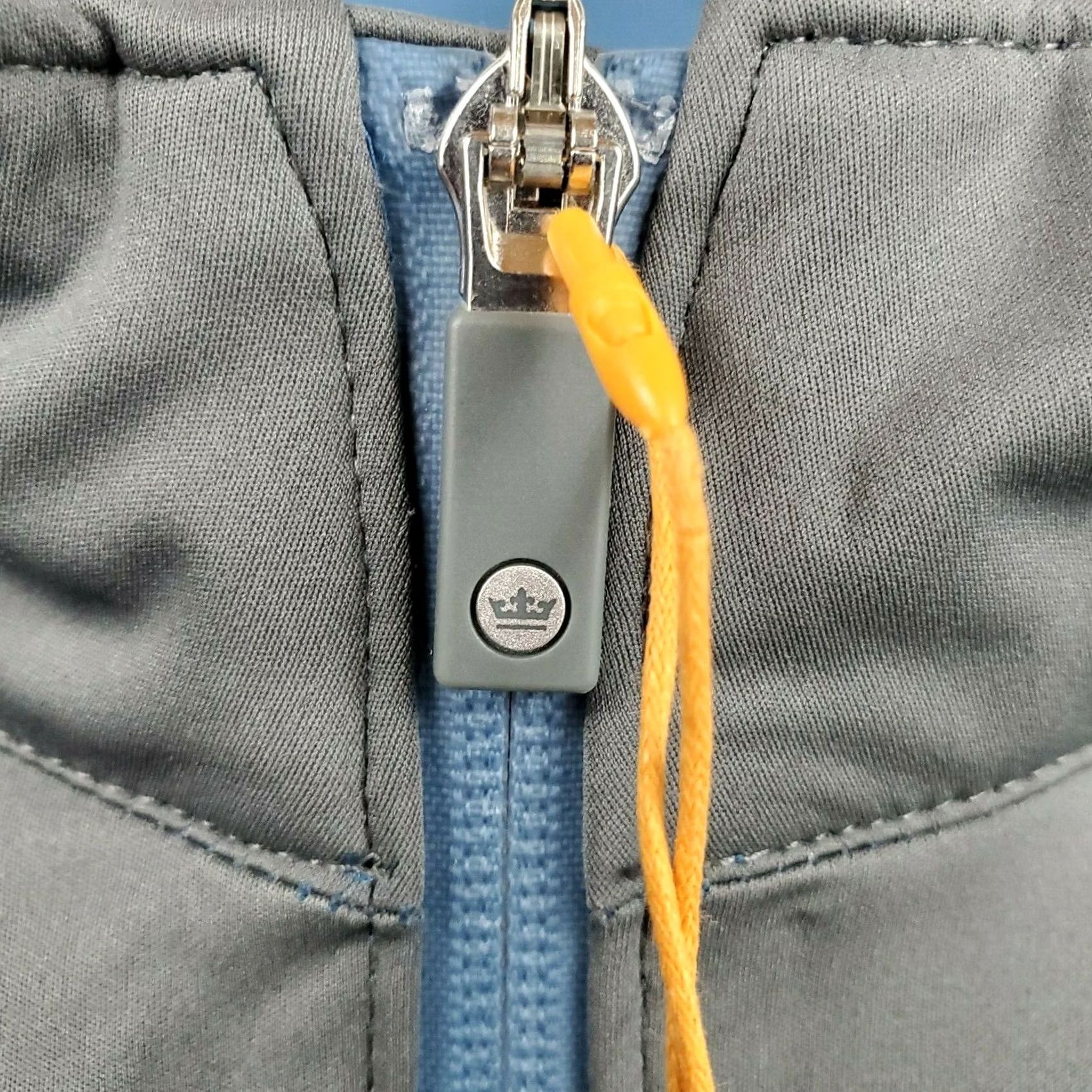 Peter Millar PETER MILLAR Full Zip Vest Mens Size Large Gray/Blue Windproof Golf NWT 65 Size US L / EU 52-54 / 3 - 7 Thumbnail