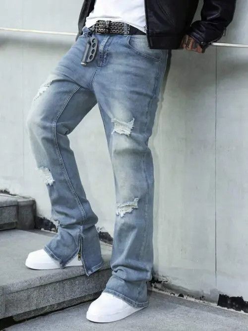 Japanese Brand Stacked denim jeans DRIP Size US 36 / EU 52 - 3 Thumbnail