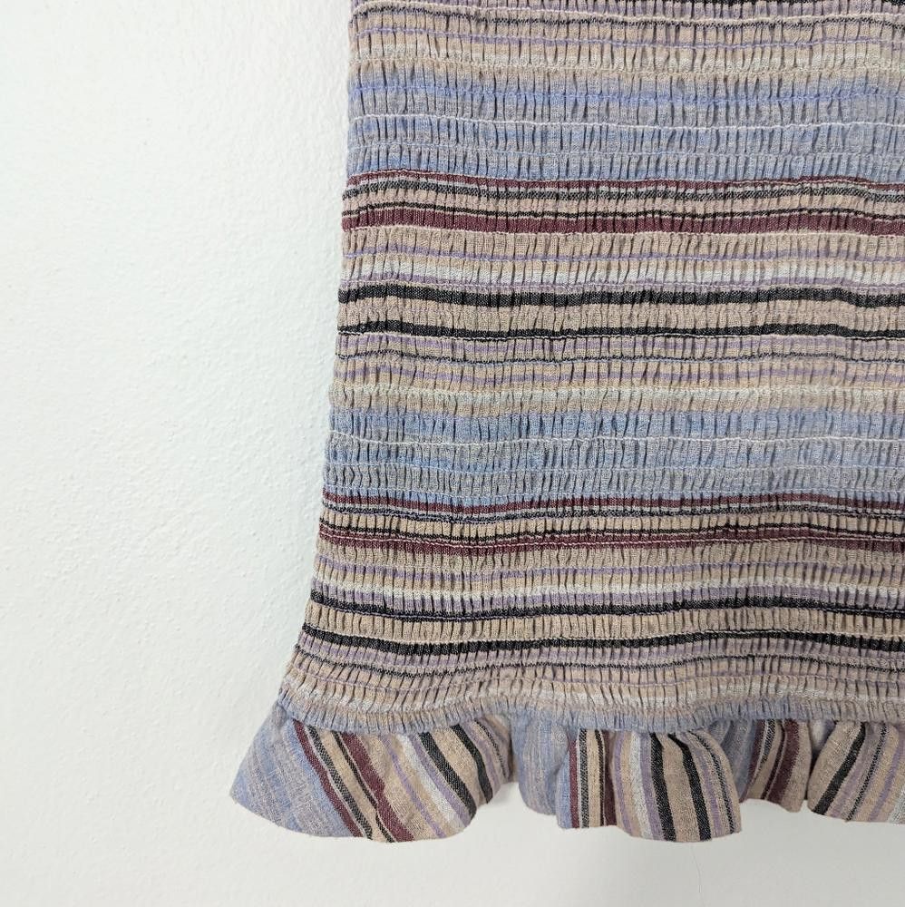 Designer Storia Striped Two Piece Set with Ruffled Hem Size S / US 4 / IT 40 - 8 Thumbnail