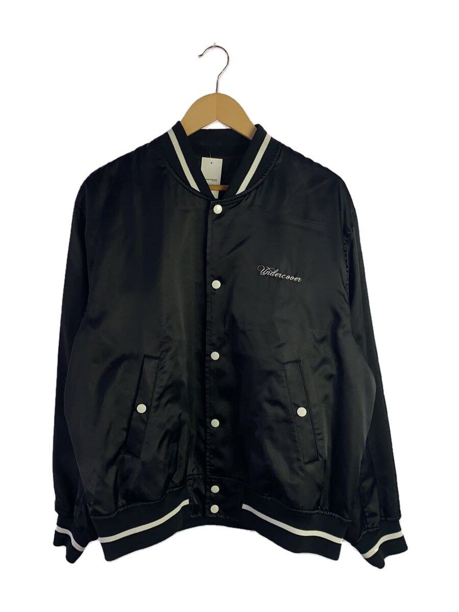 Undercover UC Flowernoise Emb Poly Stadium Jkt Blouson Black Size US L / EU 52-54 / 3 - 1 Thumbnail