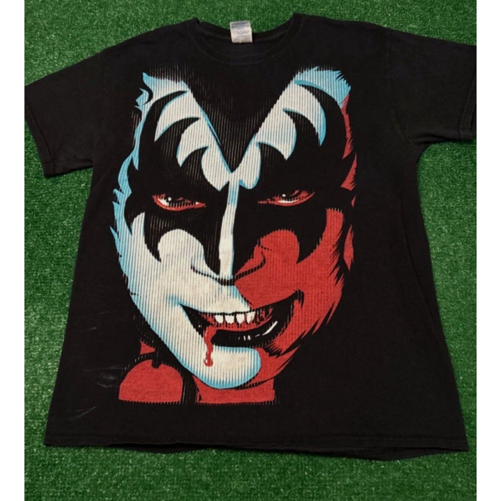 Simons VINTAGE Kiss Band Gene Simmons Big Face Tee VTG Shirt 90s 2000s Size Medium Mens Size US M / EU 48-50 / 2 - 3 Thumbnail