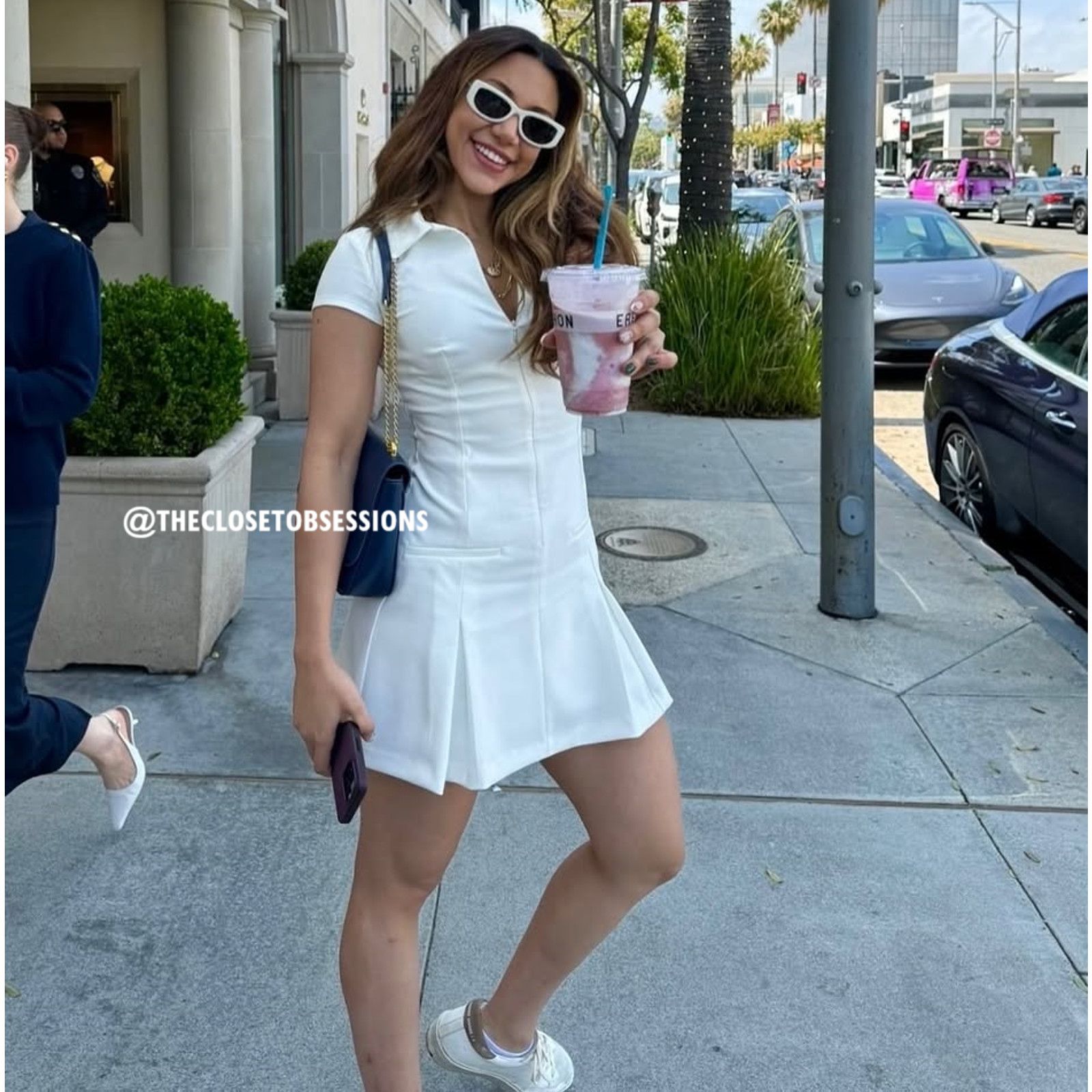 Zara ZARA BLOGGER FAVE!!! Short Dress with Box Pleats NWT Size L / US 10 / IT 46 - 18 Thumbnail