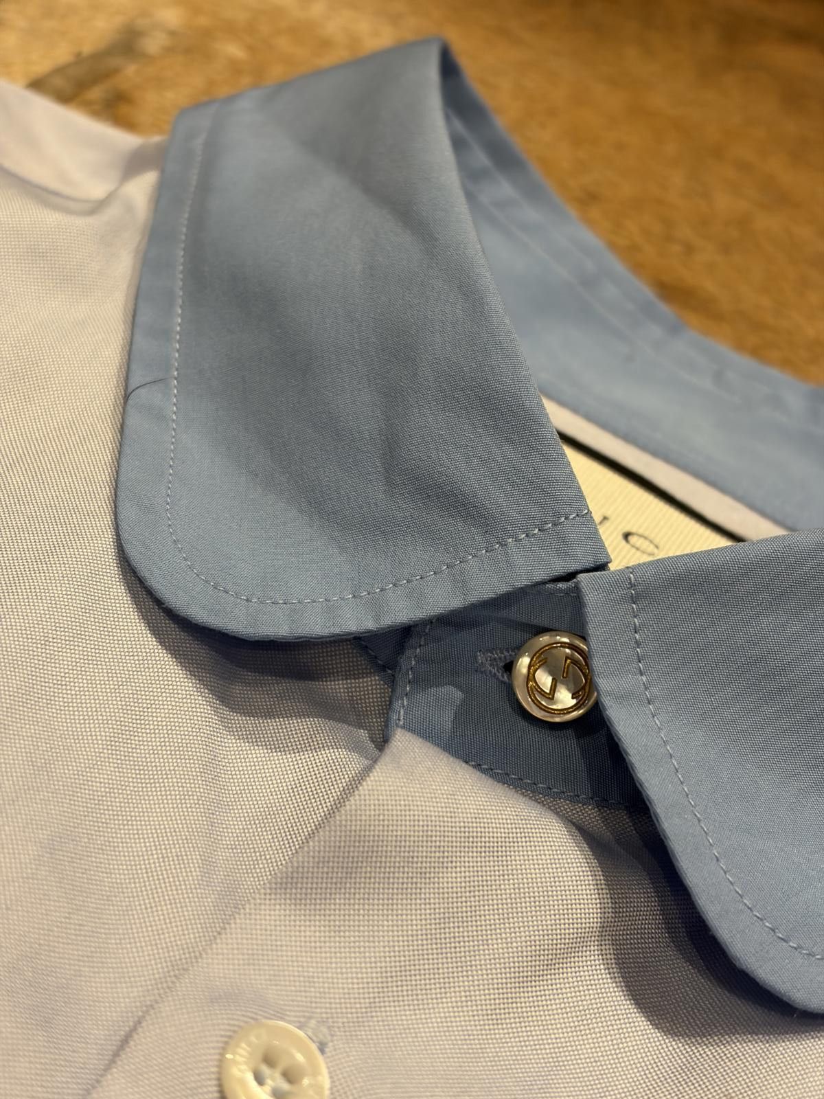 Gucci Gucci Contrast-Collar Cotton Shirt Size US M / EU 48-50 / 2 - 5 Thumbnail