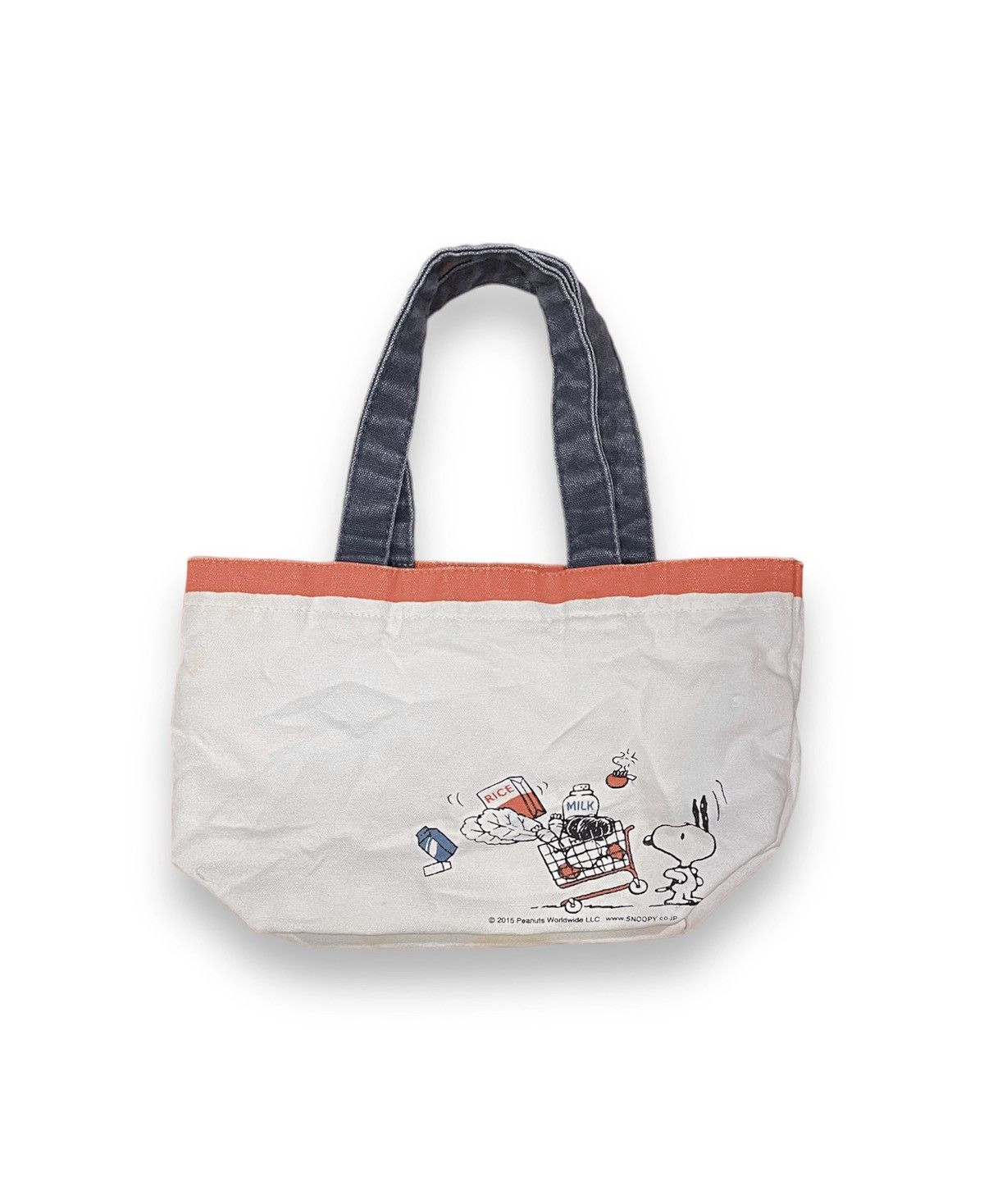 Japanese Brand × Peanuts VINTAGE 2015 SNOOPY PEANUTS HANDBAG Size ONE SIZE - 2 Thumbnail