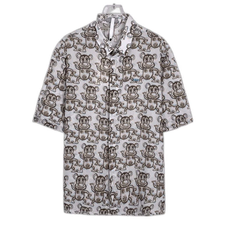 Dior Dior Kenny Scharf Logo Embroidered Short Sleeve Shirt-2506 Size US M / EU 48-50 / 2 - 1 Thumbnail