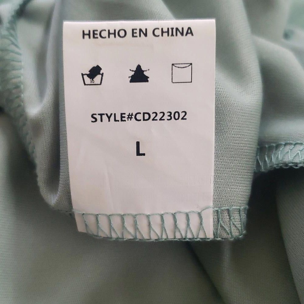 Other CT1604 Windsor Mint Green Spaghetti Strap Faux Wrap Dress L Size L / US 10 / IT 46 - 3 Thumbnail