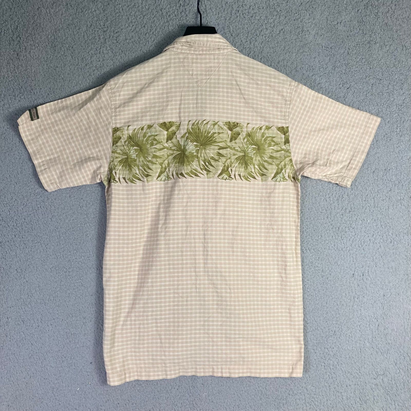 Tommy Hilfiger Tommy Hilfiger Men's S Beige Check Short Sleeve Shirt Size US S / EU 44-46 / 1 - 5 Thumbnail