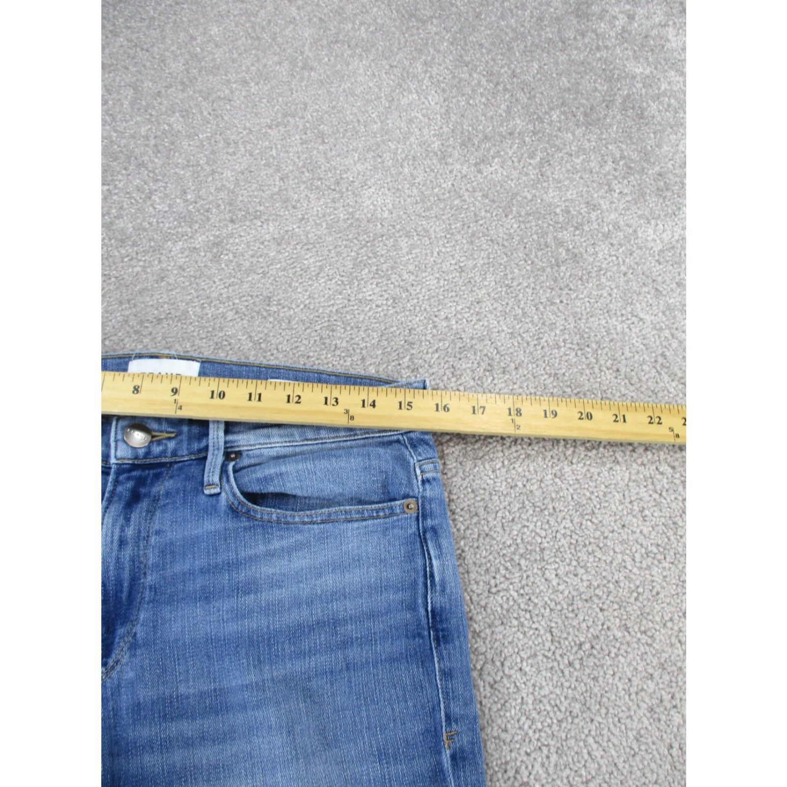 Frame FRAME Jeans Mens 30 Athletic Light Wash Denim Zip 33 Inseam Stains Tapered Regular Blue 2010s Mens Size US 30 / EU 46 - 7 Thumbnail