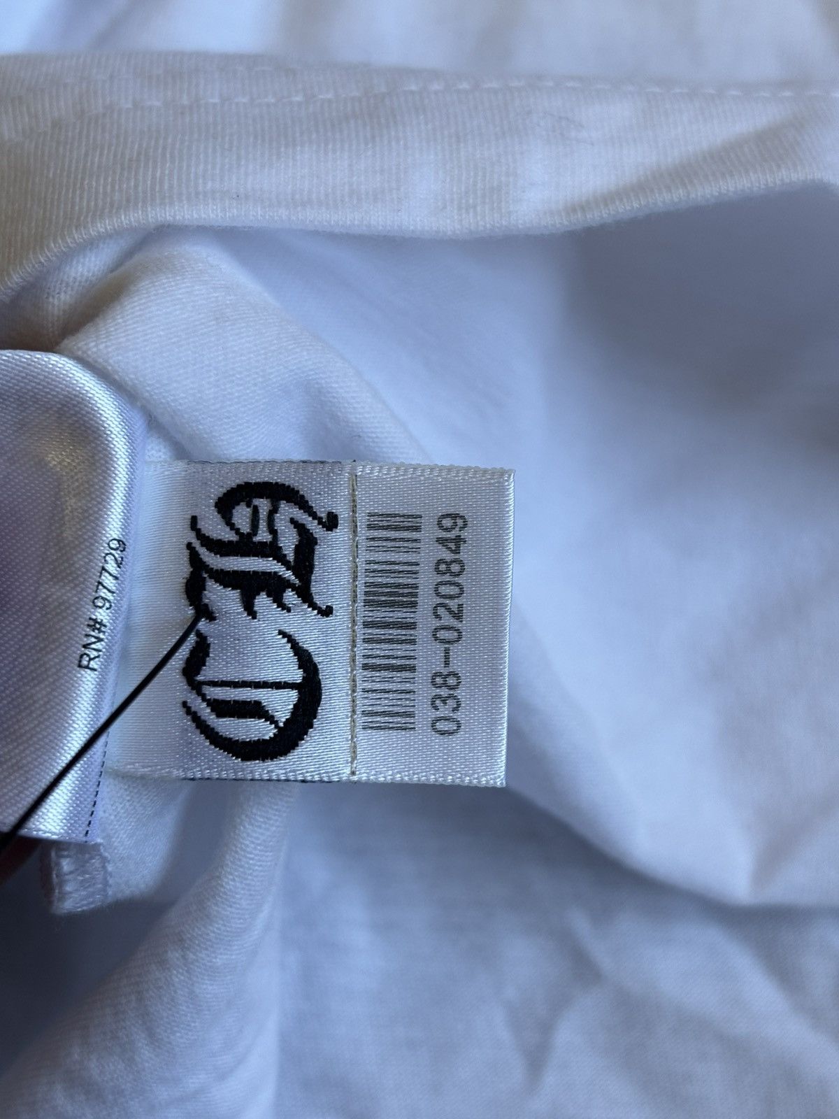 Chrome Hearts Chrome Hearts Neck Logo White LS Tee Size US XL / EU 56 / 4 - 8 Thumbnail