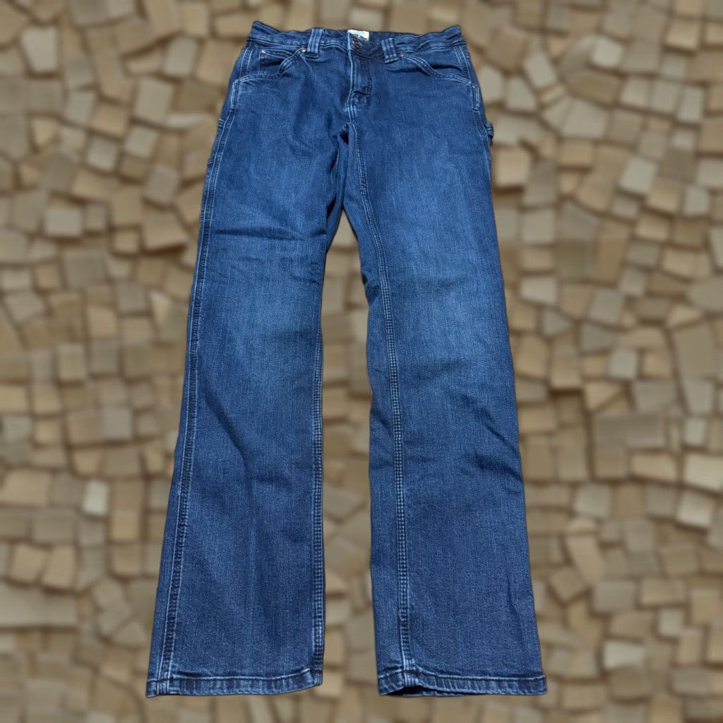 Vintage Ridgecut Jeans Women's 6 Blue Denim Straight Mid Rise Jeans Inseam 30 in Regular Rise Style Straight Size 28" / US 6 / IT 42 - 1 Thumbnail