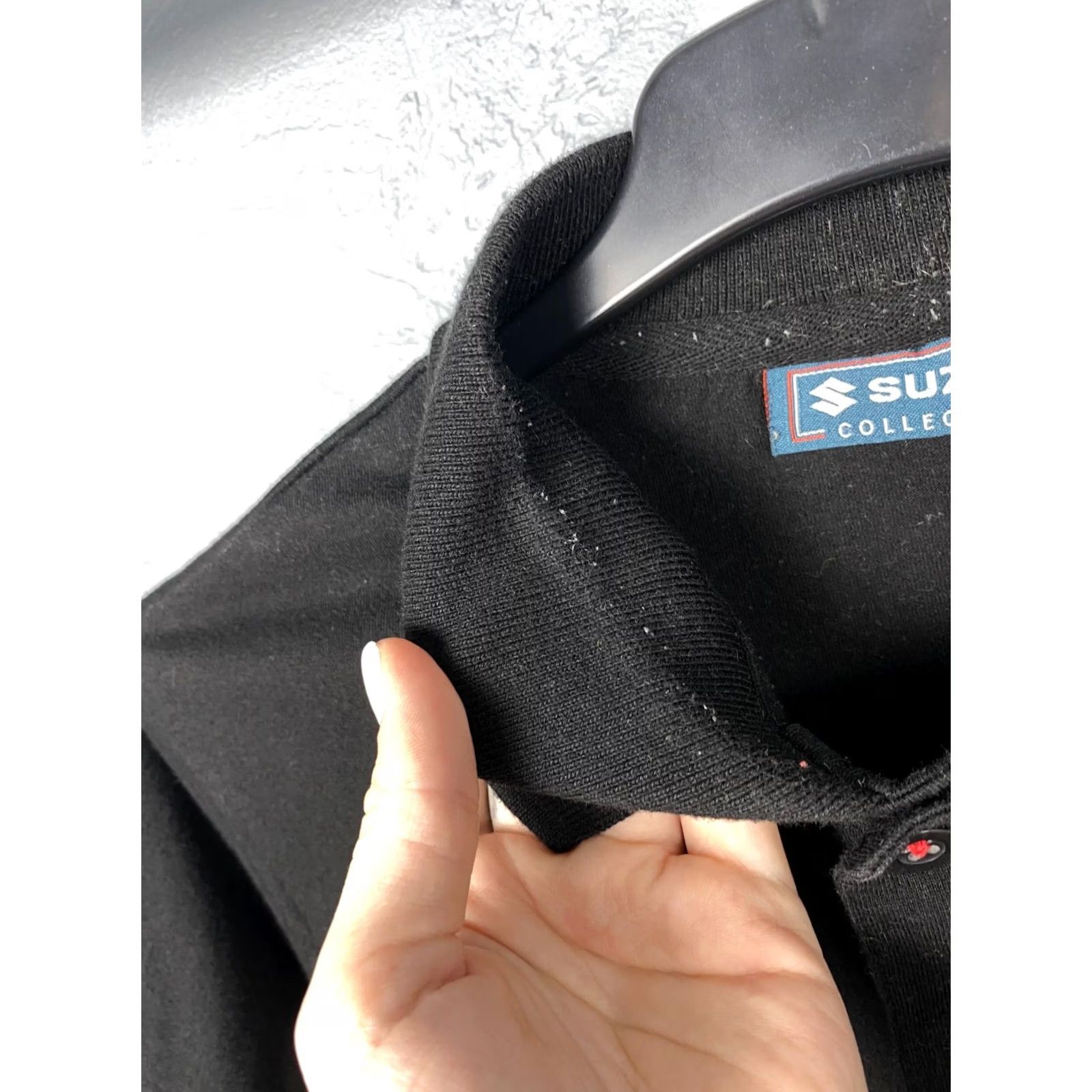 Vintage Suzuki Racing Team Vintage Mens Polo Shirt Size S Black Polo Mens Size US S / EU 44-46 / 1 - 4 Thumbnail