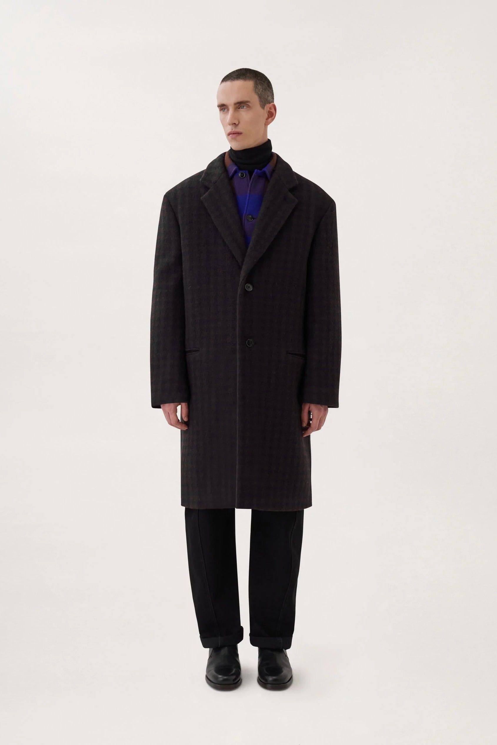 Lemaire 22FW Checked Chesterfield | Grailed