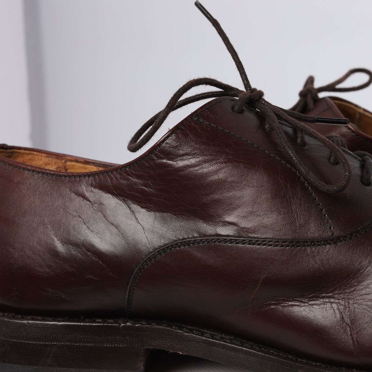 Other John Crocket Goodyear Welted Brown Leather Shoes Oxford Size US 10 / EU 43 - 10 Thumbnail
