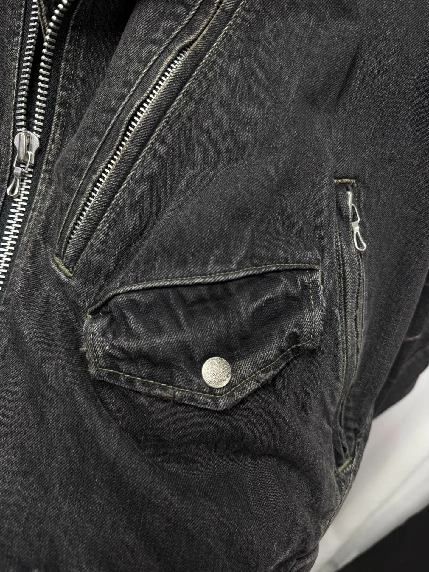 Julius Julius Distressed Washed Denim Jacket K20 Size US S / EU 44-46 / 1 - 5 Thumbnail