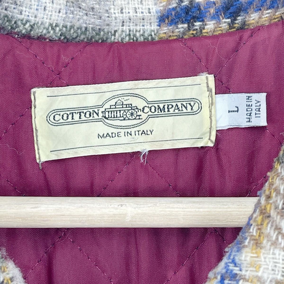 Flannel × Vintage 60’s Cotton Company Patchwork Plaid Wool Jacket Size US L / EU 52-54 / 3 - 7 Thumbnail