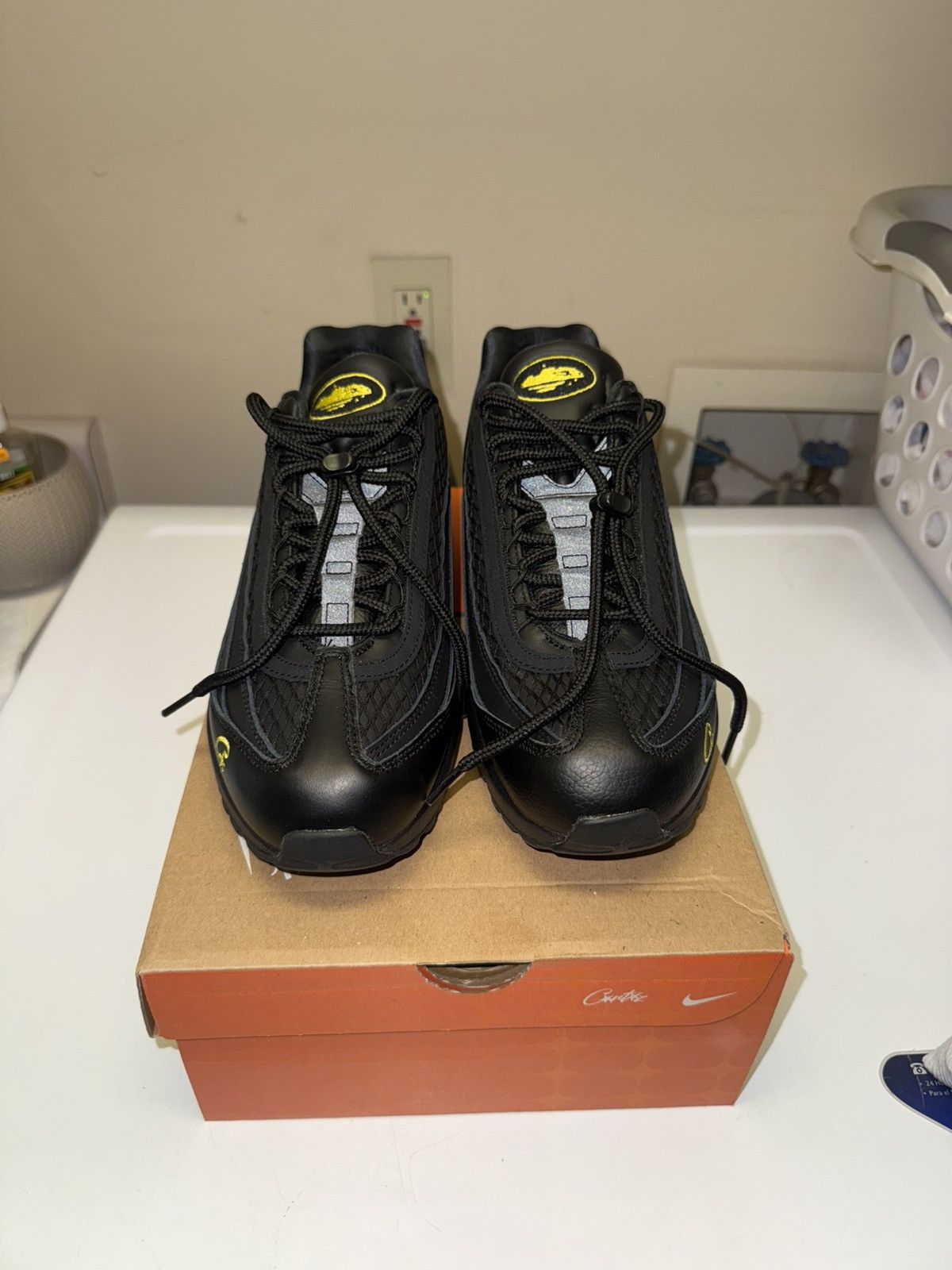 Corteiz × Nike Nike x Corteiz Air Max 95 Honey Black US Men’s size 9.5 Size US 9.5 / EU 42-43 - 3 Thumbnail
