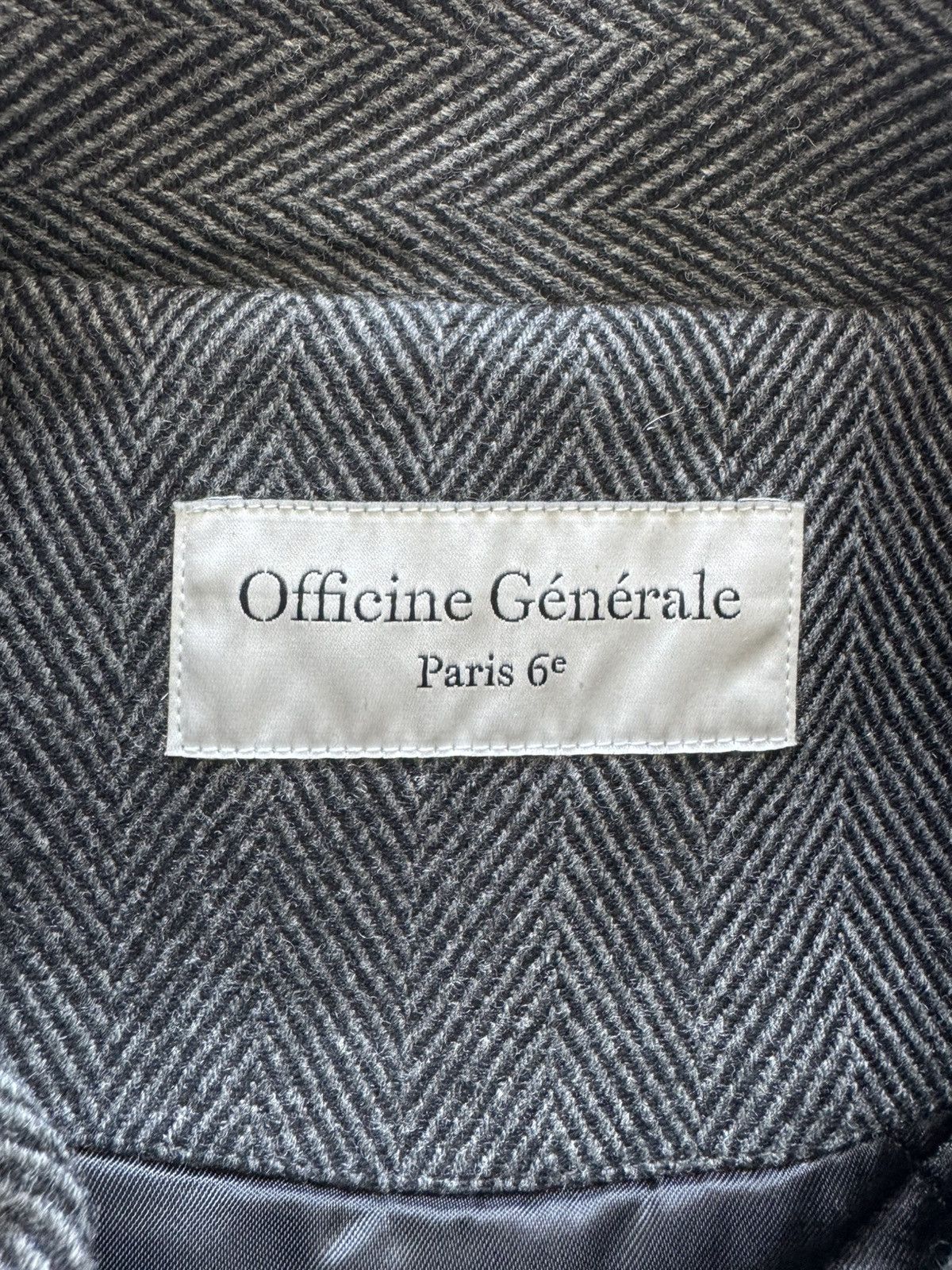 Officine Generale Officine Generale Submarine Herringbone Jacket Size US L / EU 52-54 / 3 - 4 Thumbnail