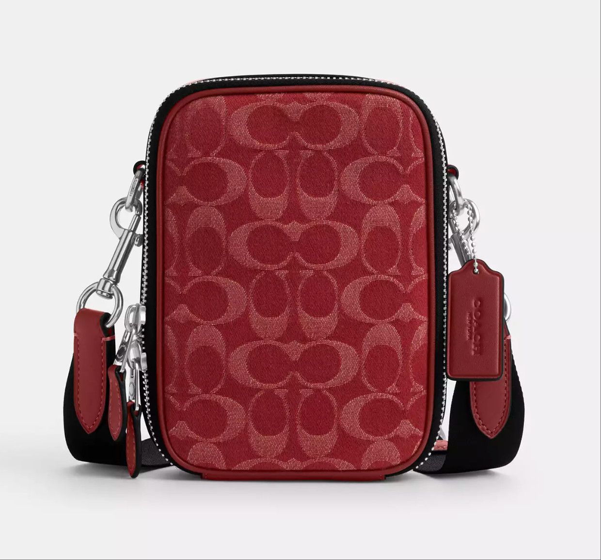 Coach Stanton Crossbody Bag In Signature Denim CAJ44 Size ONE SIZE - 7 Thumbnail