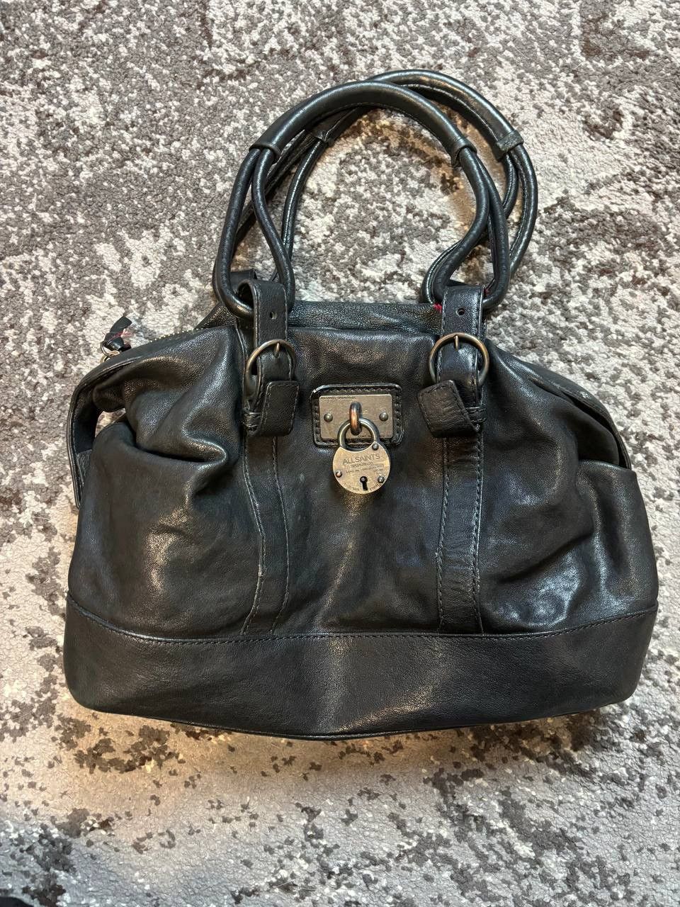 Allsaints × Vintage Vintage Y2K Allsaints Leather Archival Opium Shoulder Bag Size ONE SIZE - 1 Thumbnail