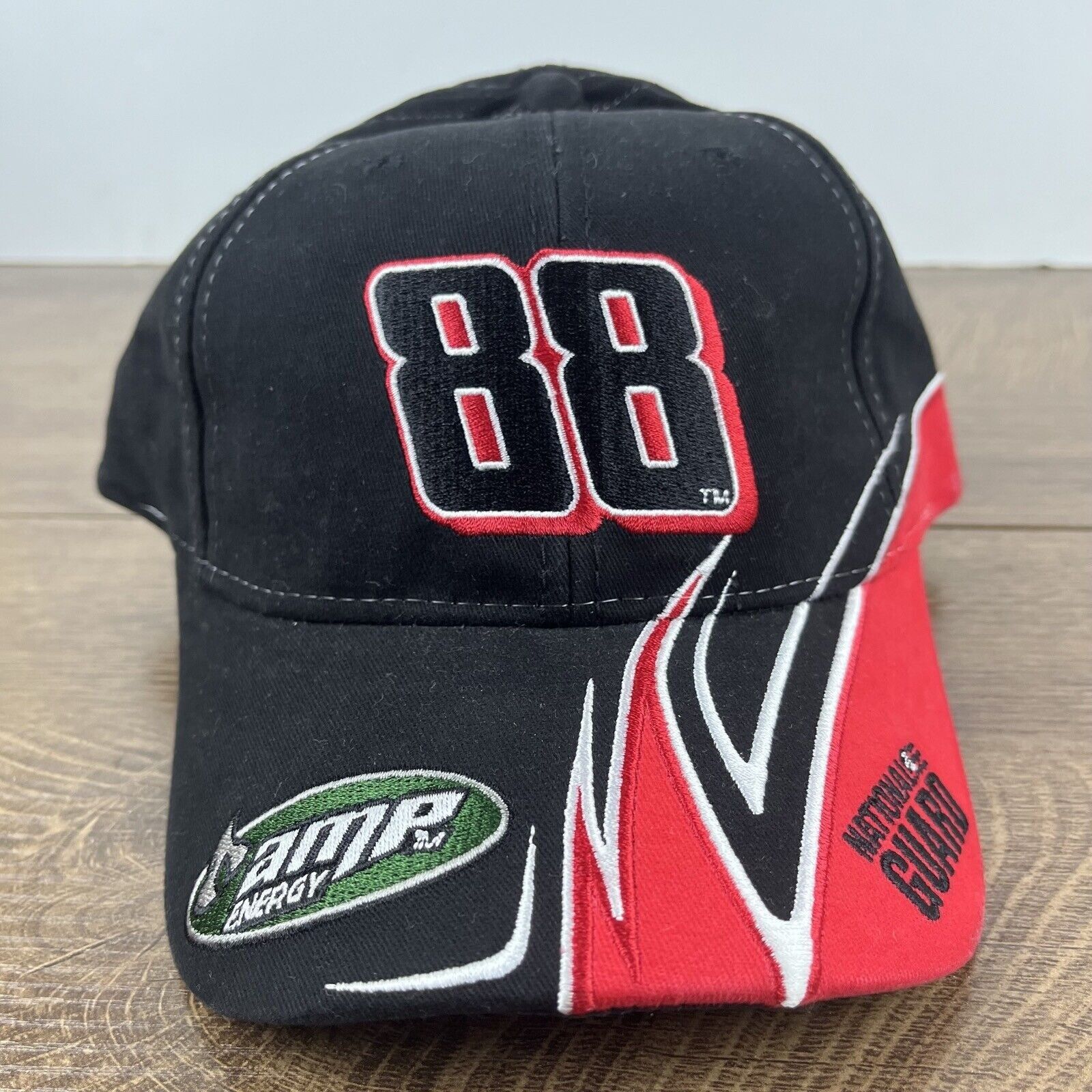 Other Dale Earnhardt JR 88 Hat NASCAR Hat Black Hat Adjustable Bla Size ONE SIZE - 2 Thumbnail