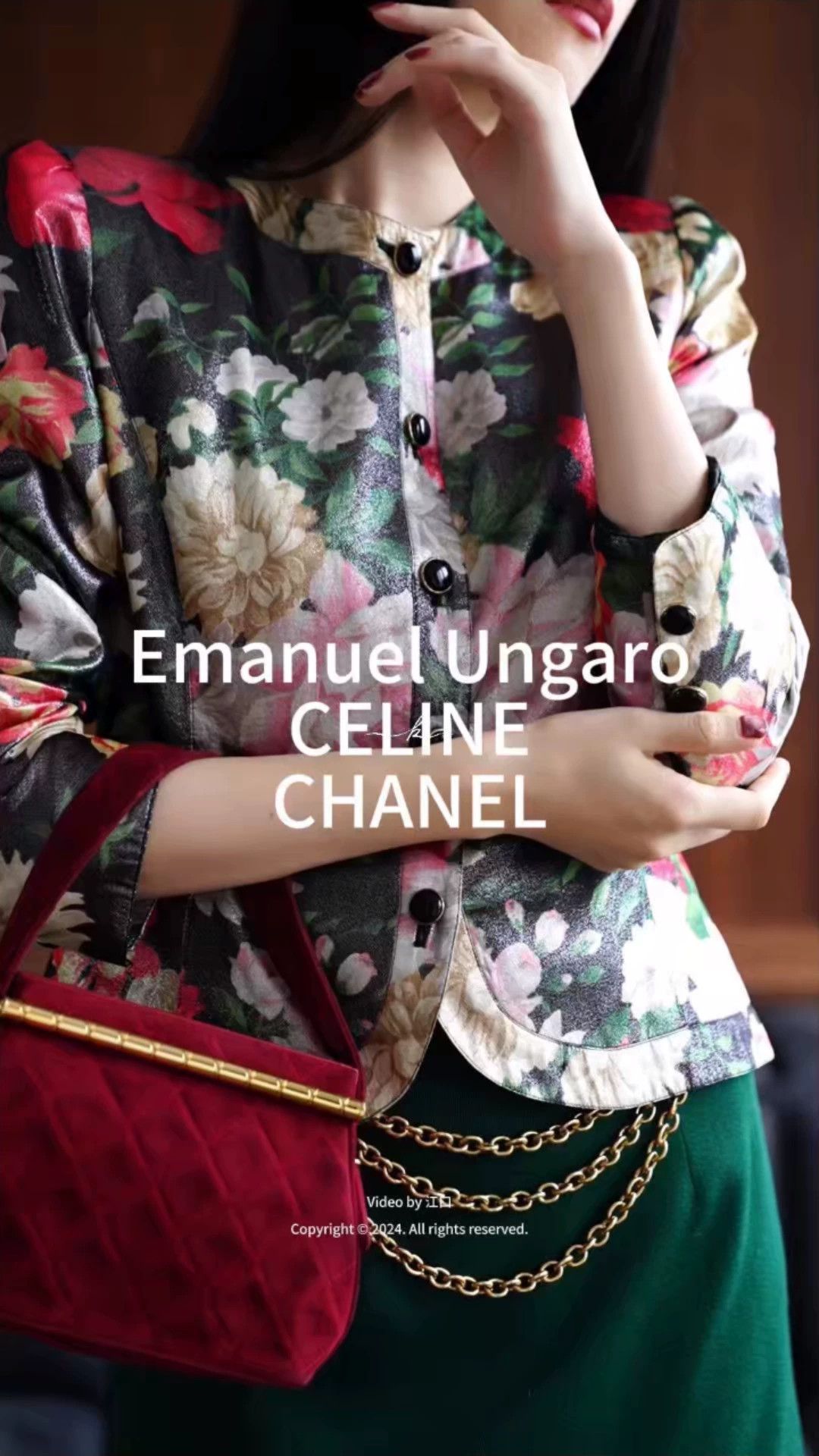 Emanuel Ungaro Emanuel Ungaro Vintage Metallic Crystal Button Jacket Size M / US 6-8 / IT 42-44 - 1 Thumbnail