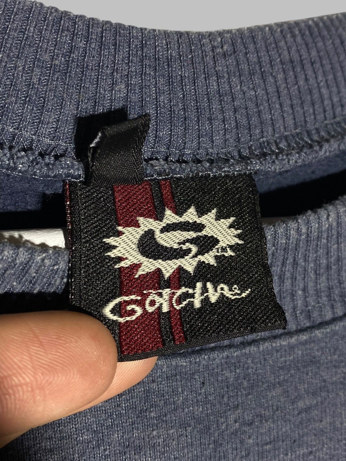 Gotcha × Vintage Vintage 90s Gotcha Crewneck Blue Sweatshirt Graphic Surf y2k Size US L / EU 52-54 / 3 - 15 Thumbnail