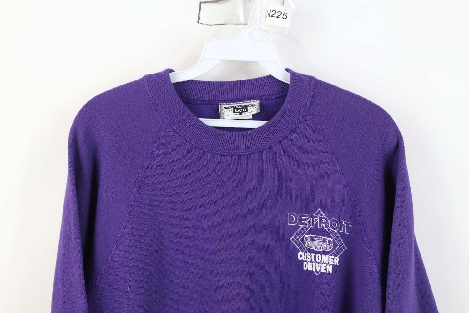 Vintage Vintage 90s Customer Driven McDonalds Sweatshirt Purple USA Size L / US 10 / IT 46 - 2 Thumbnail