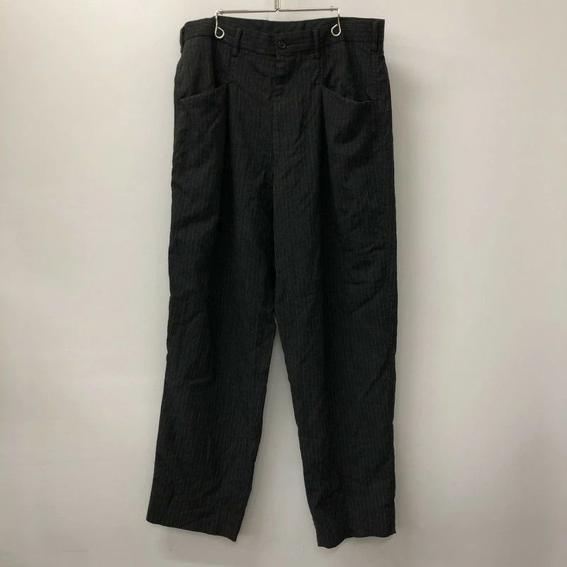 Yohji Yamamoto Yohji Yamamoto Y's for men WOOL STRIPE SLACKS PANTS Size US 34 / EU 50 - 1 Thumbnail