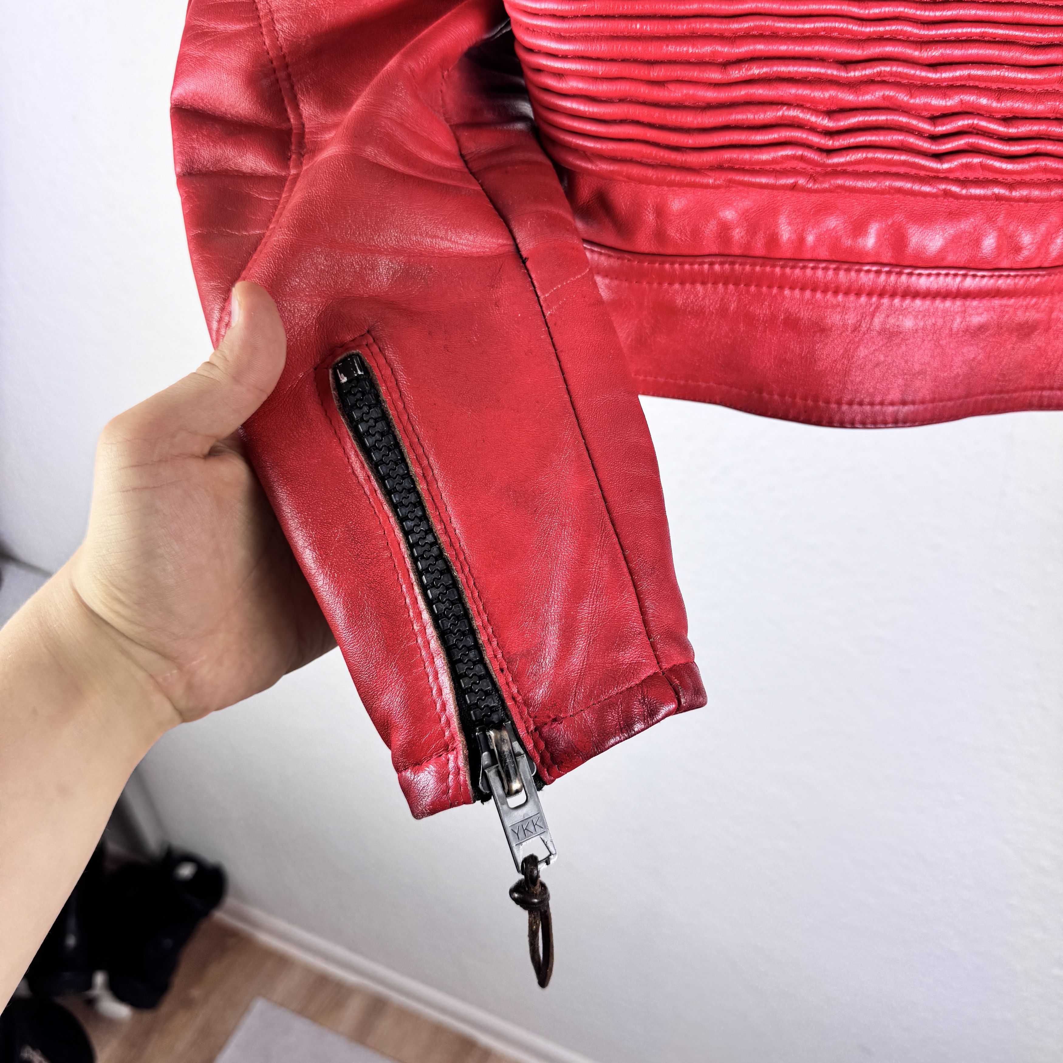 Vintage Vintage 80's BMW Leather Jacket Furygan Racing Jacket Size S Size US S / EU 44-46 / 1 - 9 Thumbnail