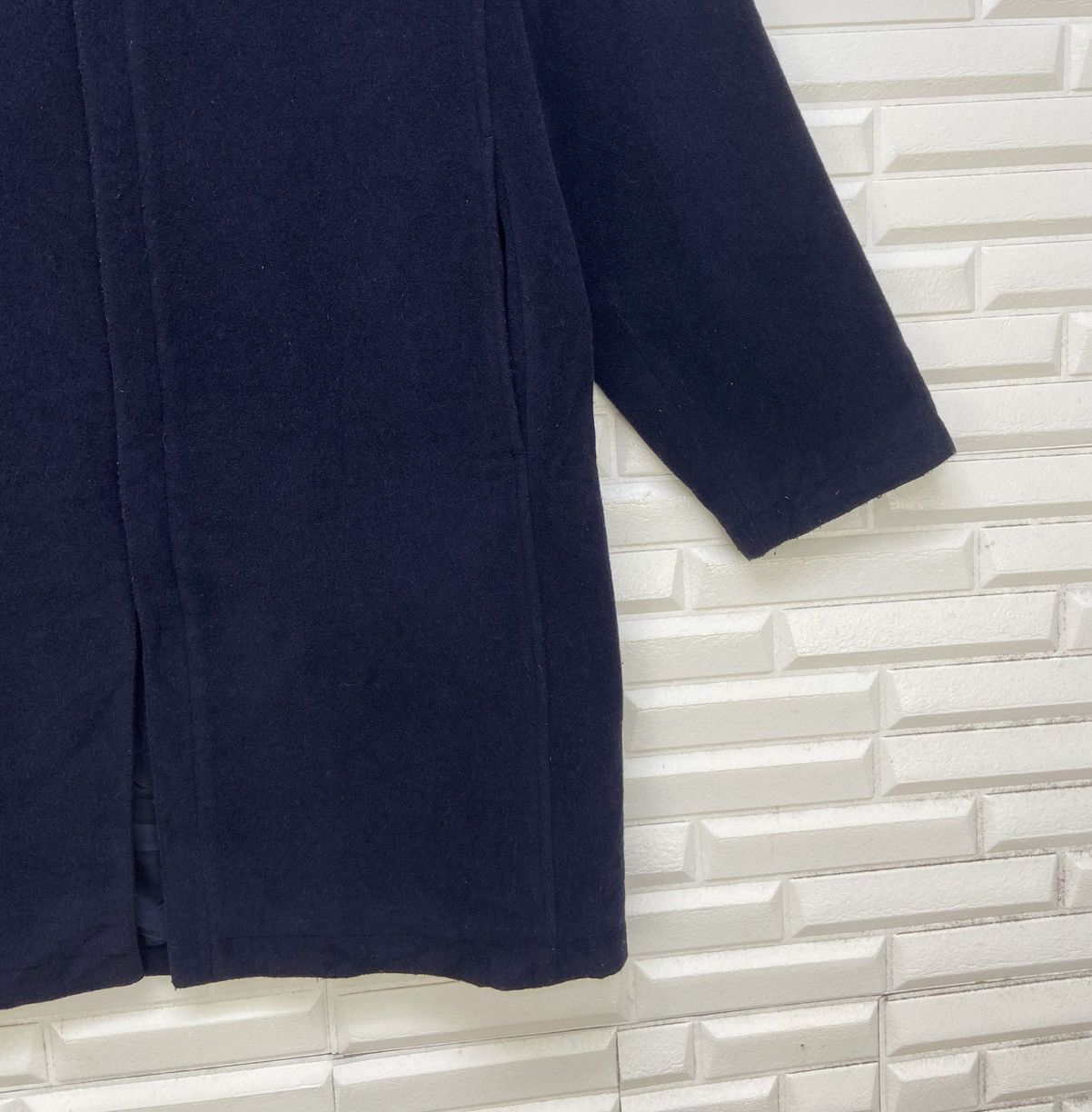 Yohji Yamamoto Ined Homme by Yohji Yamamoto Zipper Wool Long Coat Size US S / EU 44-46 / 1 - 6 Thumbnail