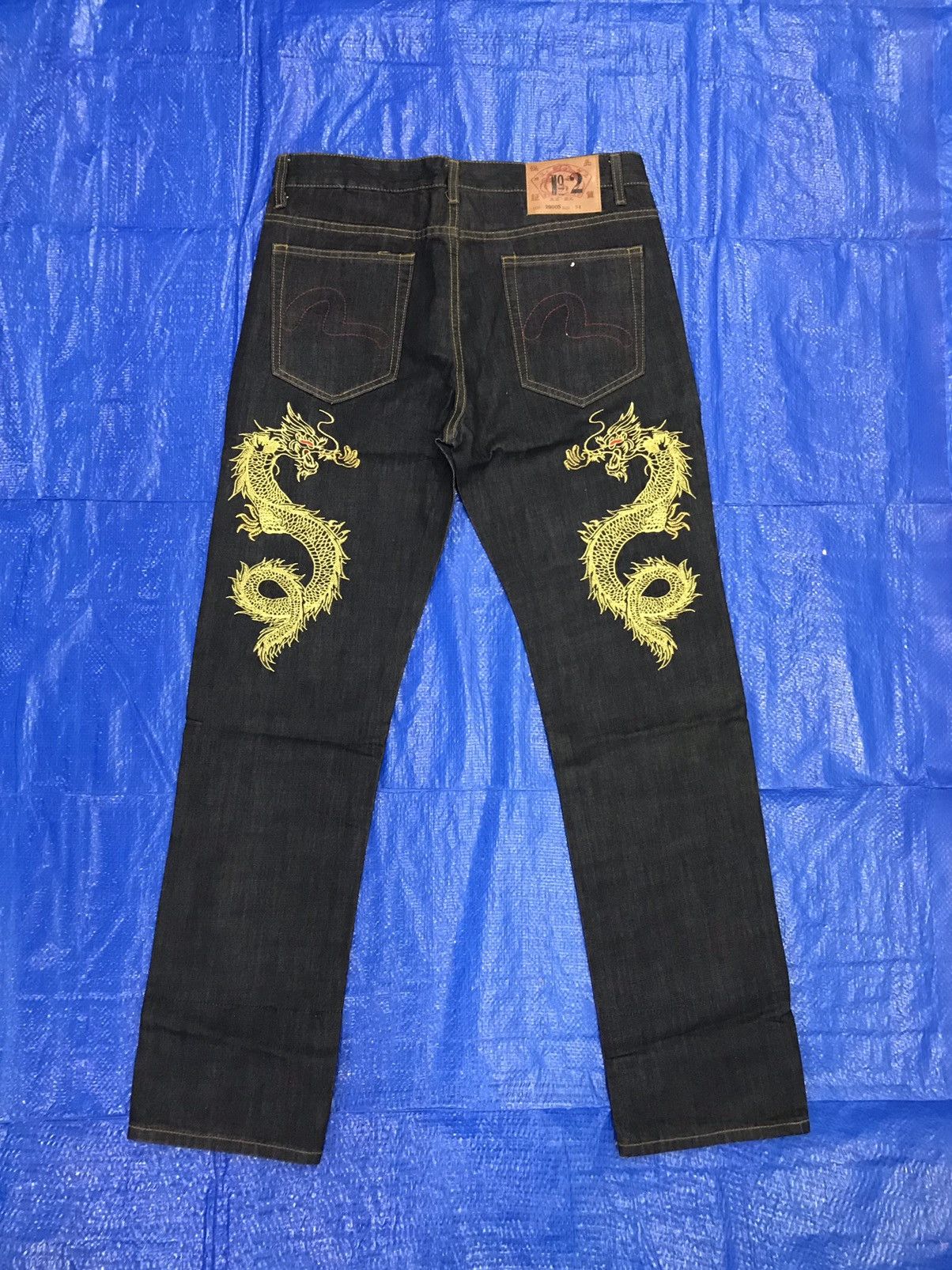 Japanese Brand Japan Custom Art Dragon Denim Jeans Size US 34 / EU 50 - 1 Thumbnail