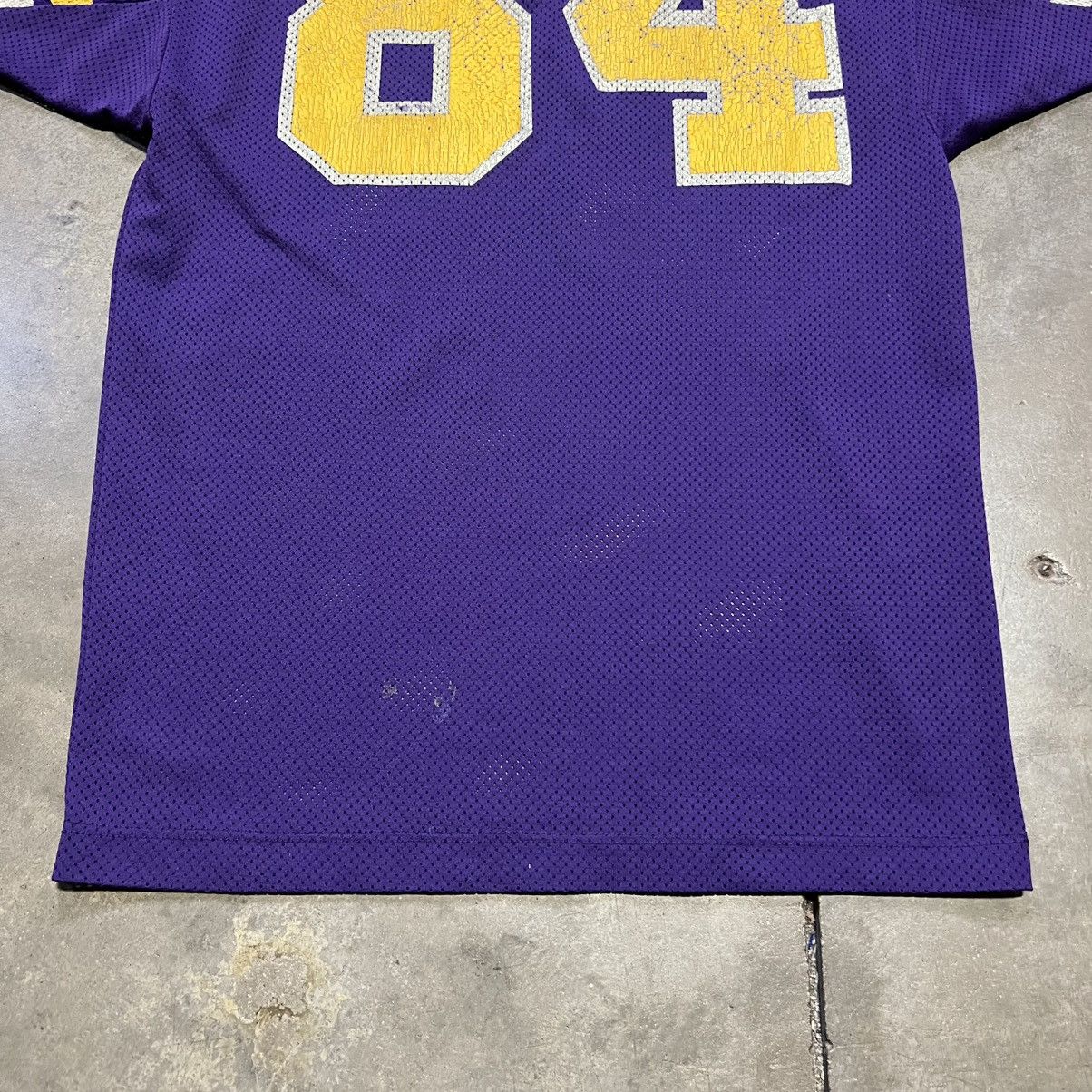 Vintage Vintage 80s Mesh Football Jersey Cropped Purple Muskies USA Size US S / EU 44-46 / 1 - 9 Thumbnail
