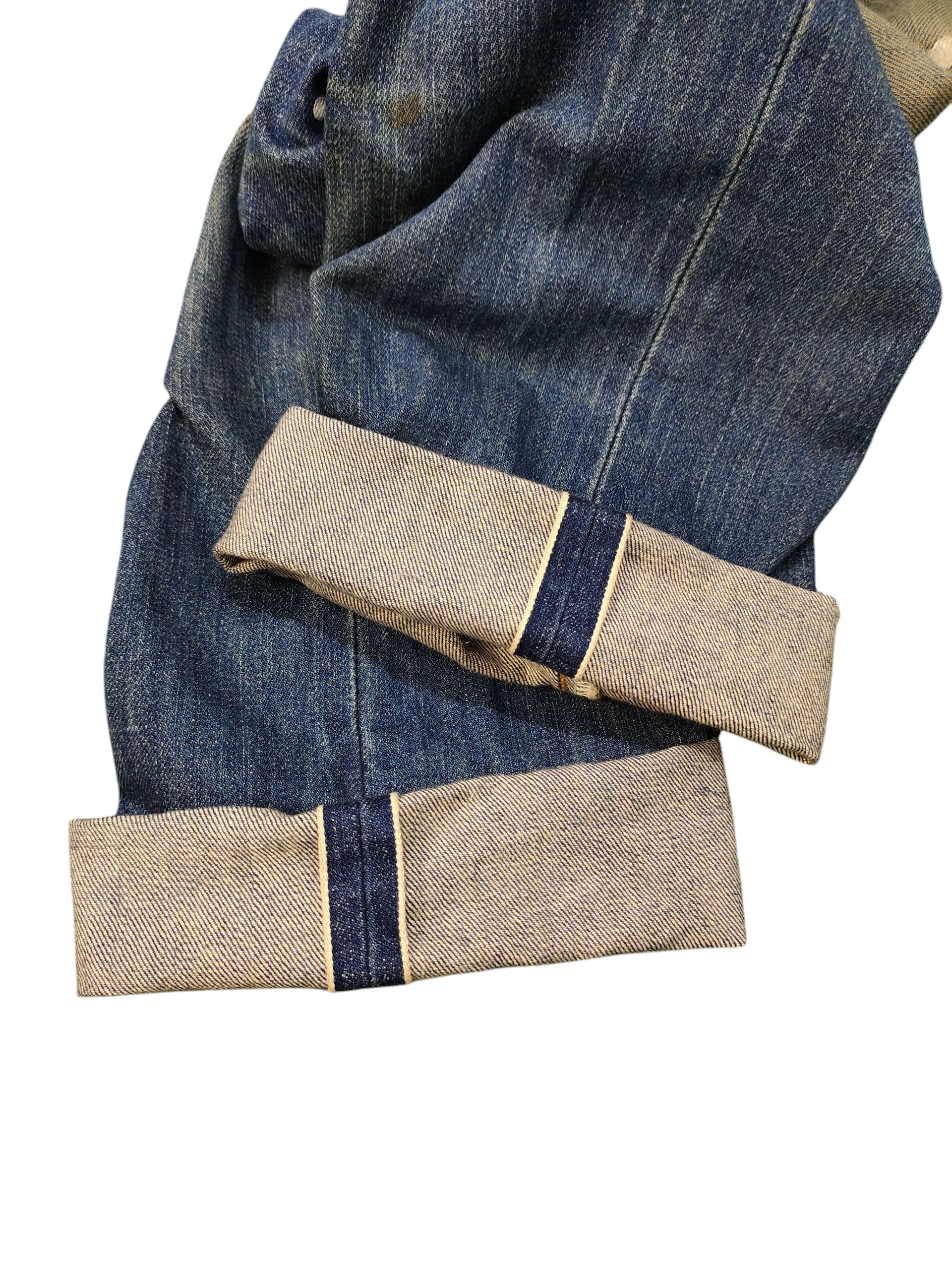 Comme des Garcons × Undercover Vintage Levis 505 Painted Clawmark Distress Denim Jeans Size US 33 - 14 Thumbnail