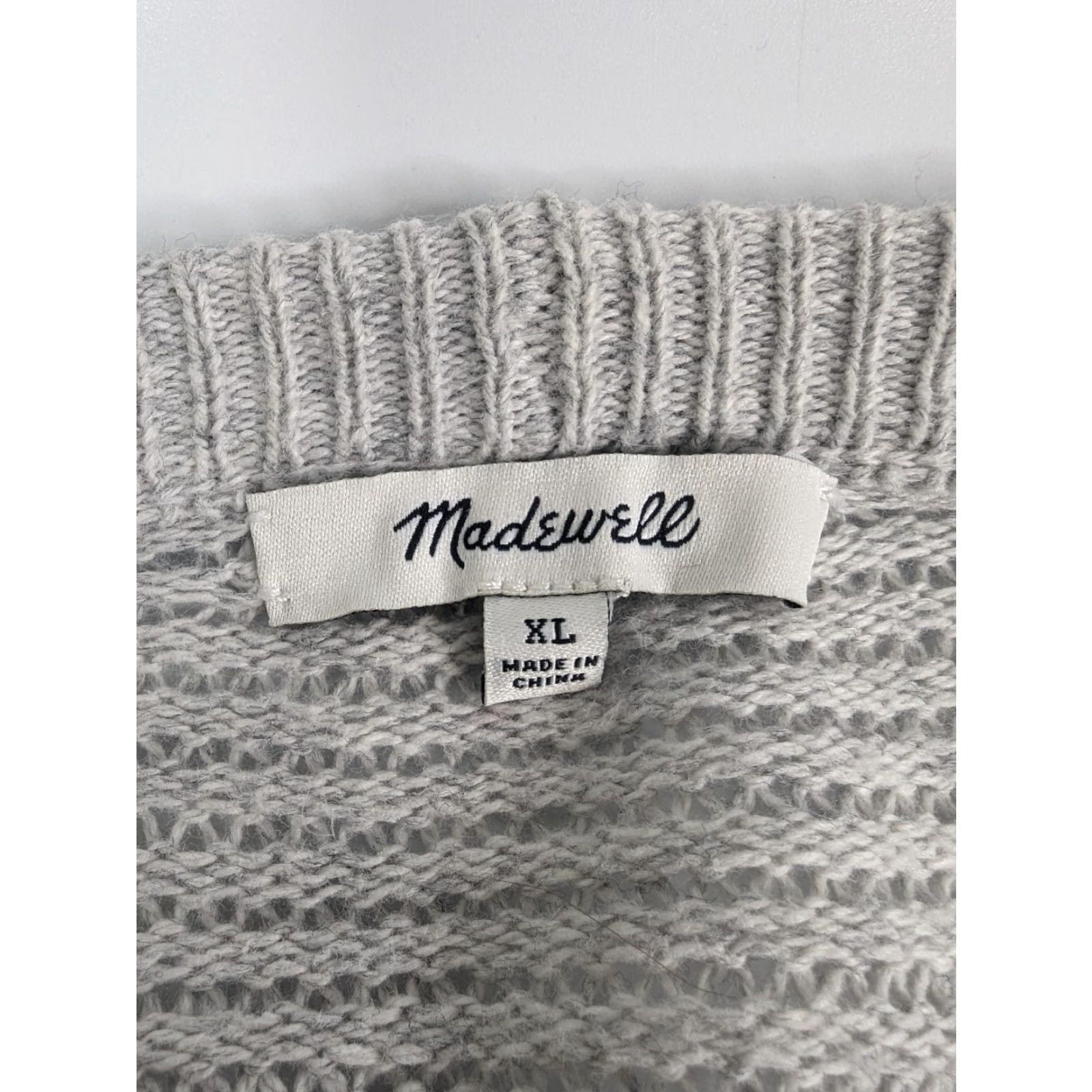 Madewell **Madewell Gray XL Dolman Sleeve Open Front Women's Cardigan Sweater** User: Madewell Gray XL Dolman Sleeve Open Front Women's Cardigan Sweater F3450 Size XL / US 12-14 / IT 48-50 - 7 Thumbnail
