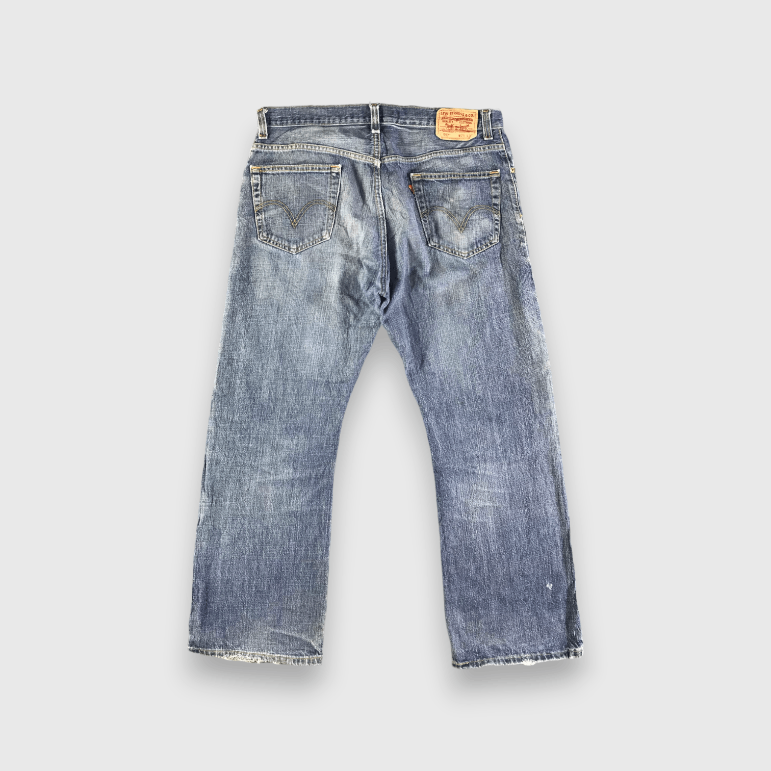 Levi's Vintage Blue Wash Levis 557 Flare Jeans-J4451 Size US 38 / EU 54 - 2 Thumbnail