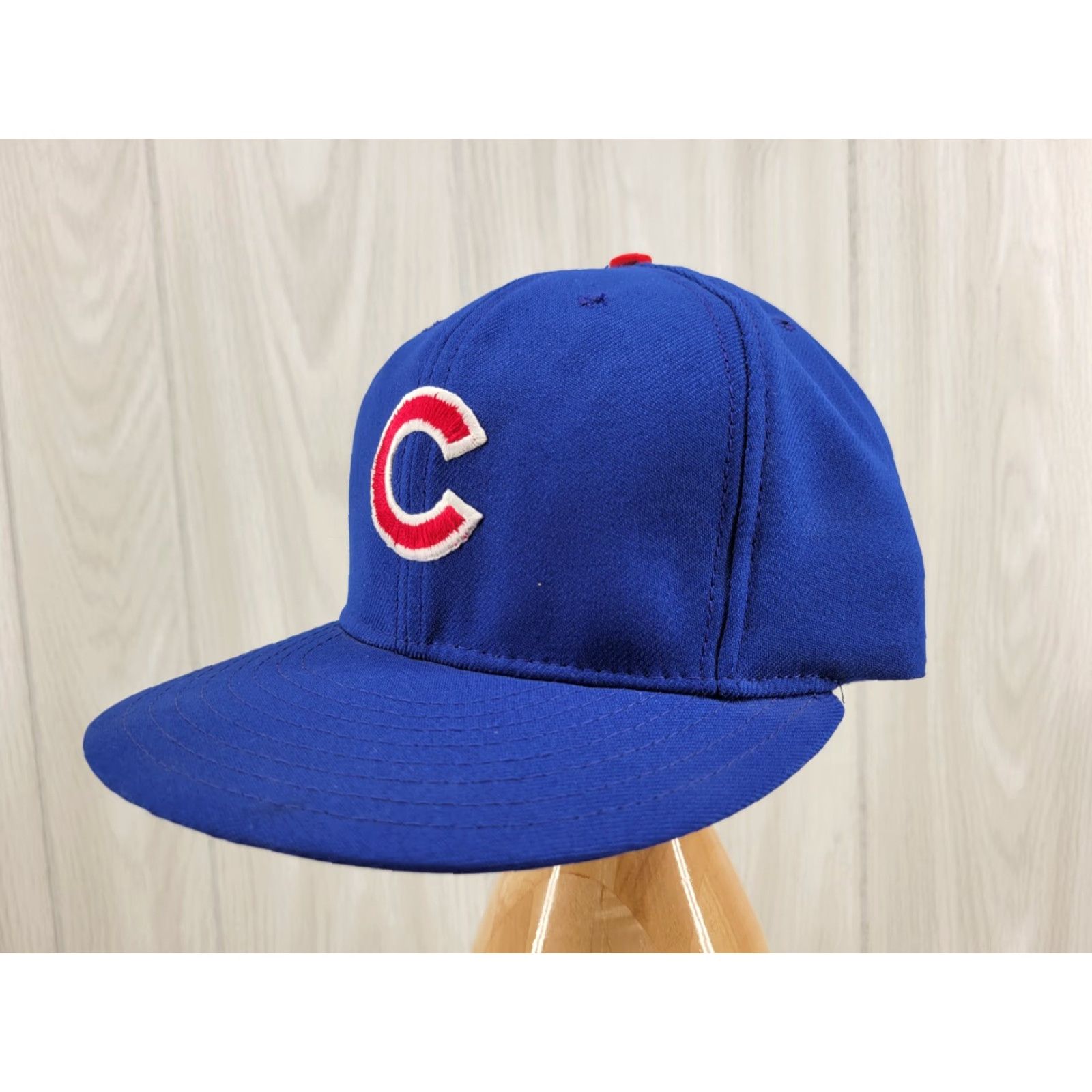 MLB VINTAGE Chicago Cubs Snapback Cap MLB Baseball Adjustable Hat Men Blue 90s Retro Sports Logo MLB Shirts Mens Size ONE SIZE - 3 Thumbnail