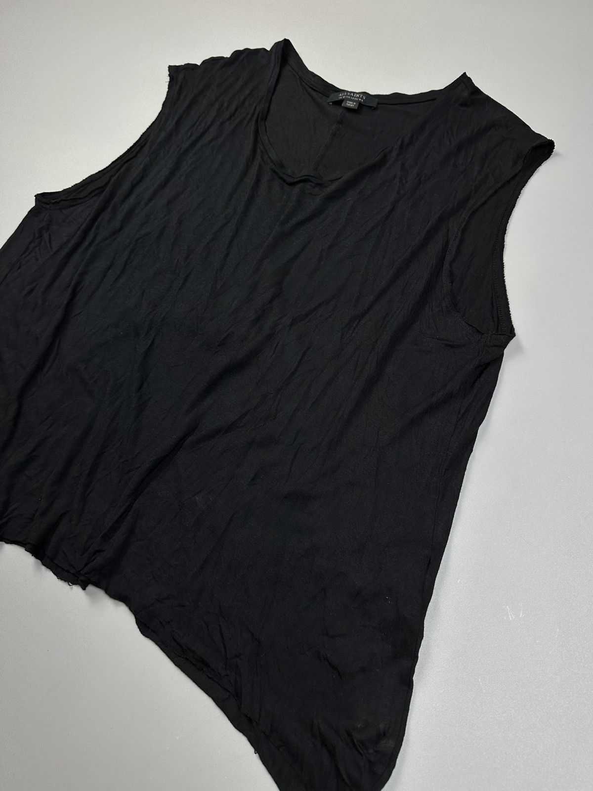 Allsaints All Saints black oversized sleeveless tunic Size L / US 10 / IT 46 - 2 Thumbnail